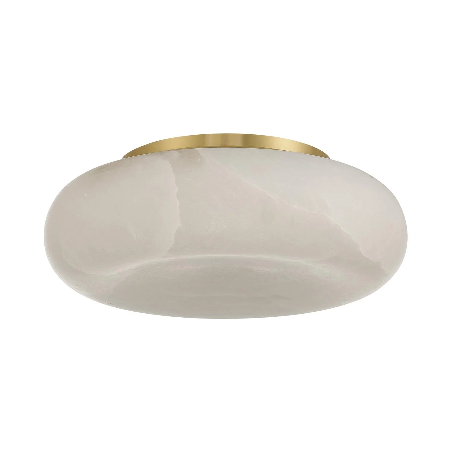Crystorama Acme 16'' Integrated Led Aged Brass Flush Mount - Image 3