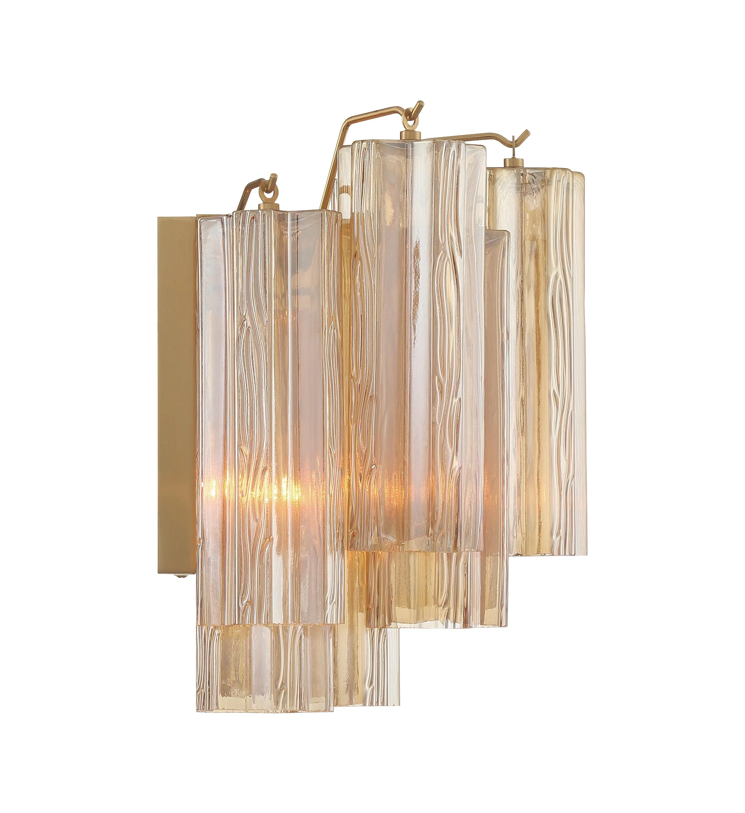 Crystorama Addis 14.5'' Aged Brass Sconce - Image 5