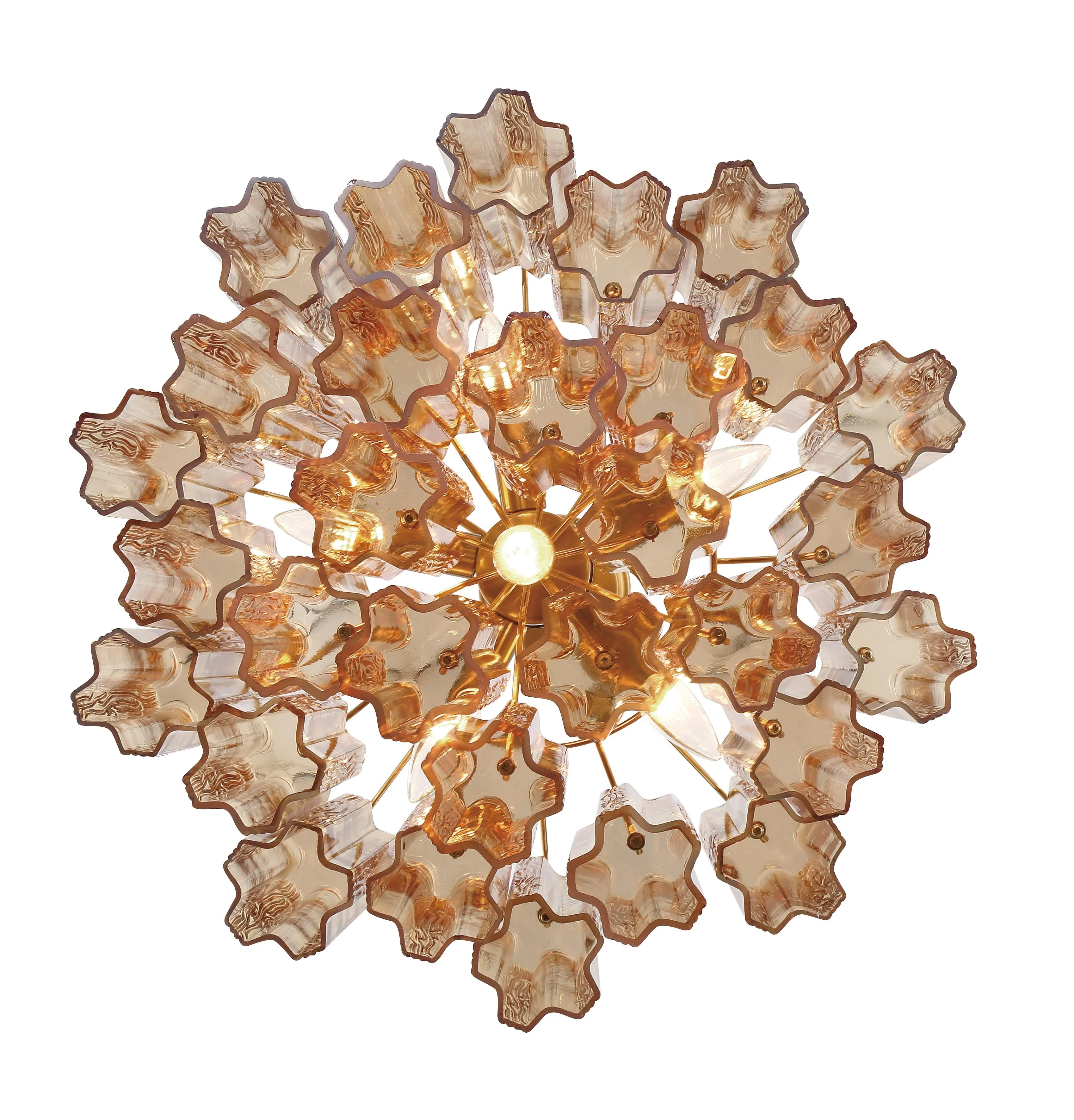 Crystorama Addis 19.75'' Aged Brass Chandelier - Image 5