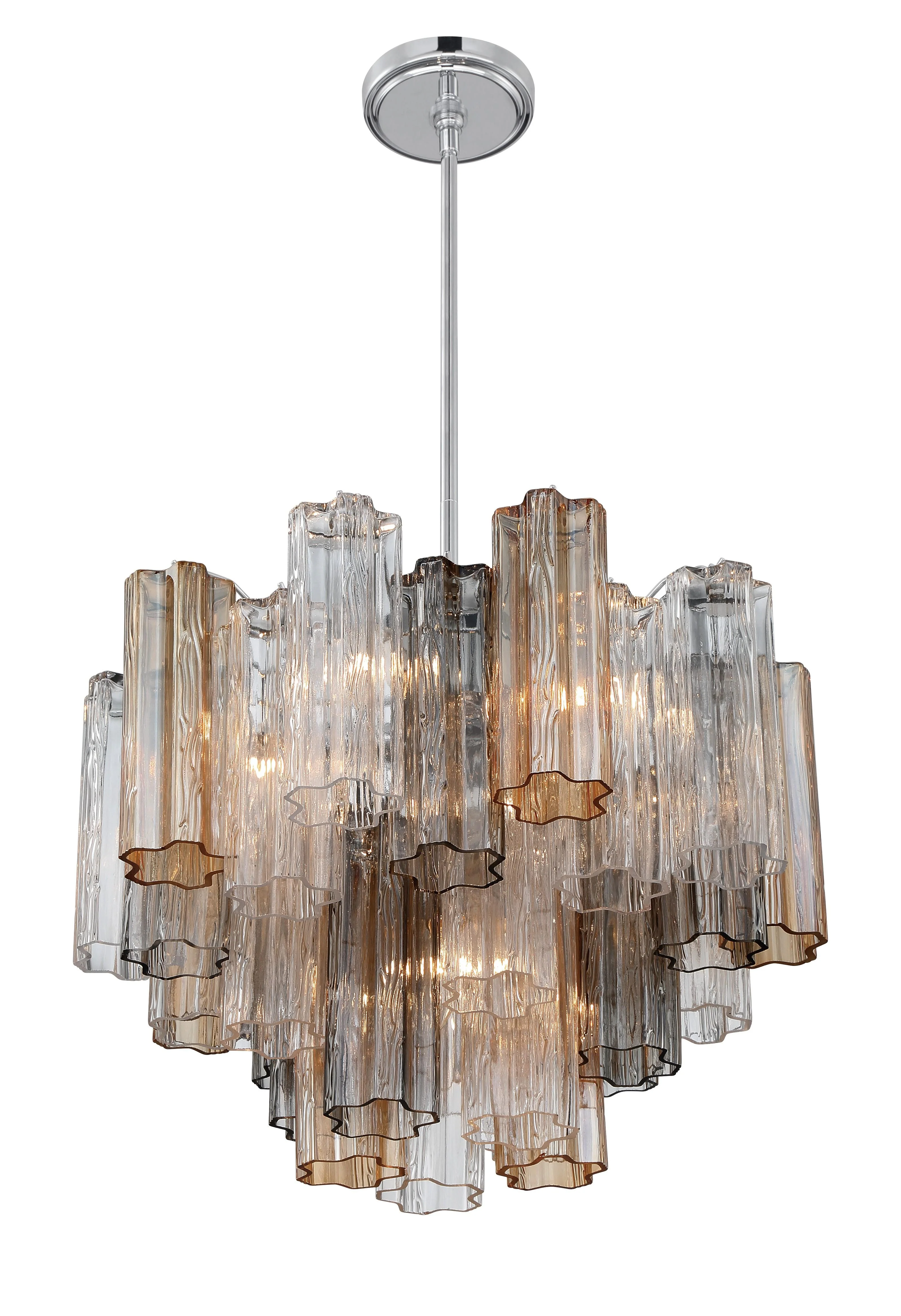 Crystorama Addis 19.75'' Polished Chrome Chandelier - Image 4