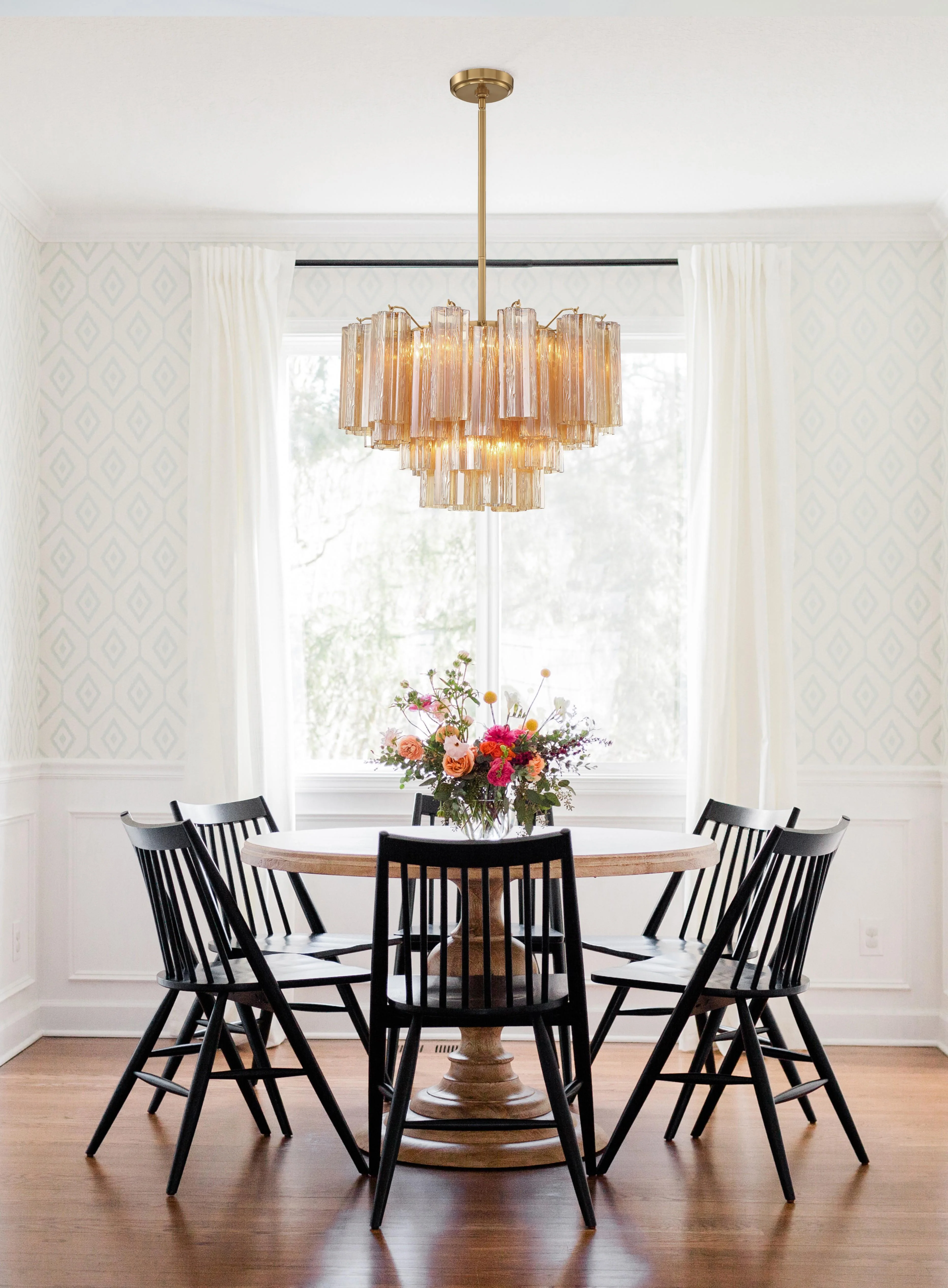 Crystorama Addis 22'' Aged Brass Chandelier - Image 6