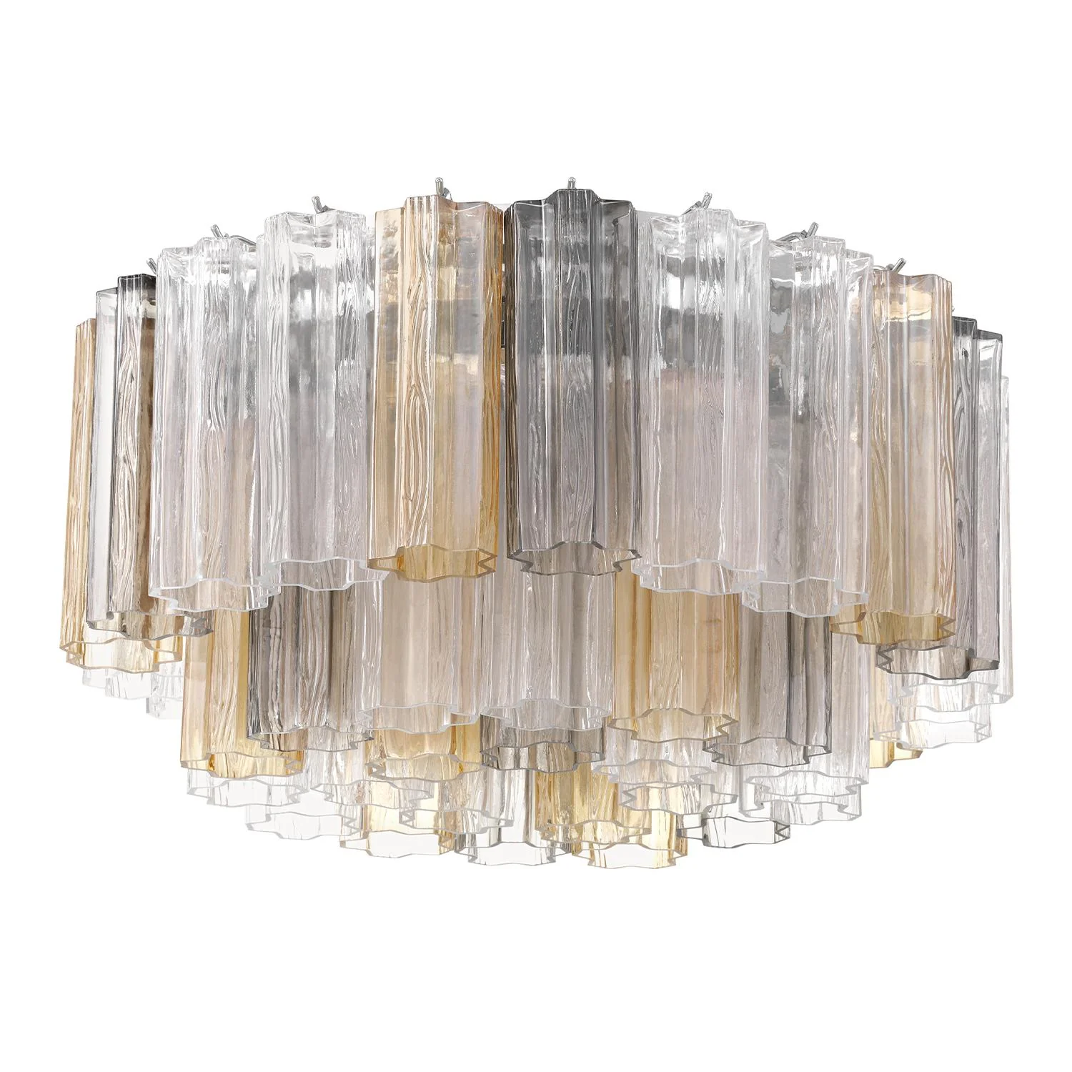 Crystorama Addis 22.25'' Polished Chrome Flush Mount - Image 2