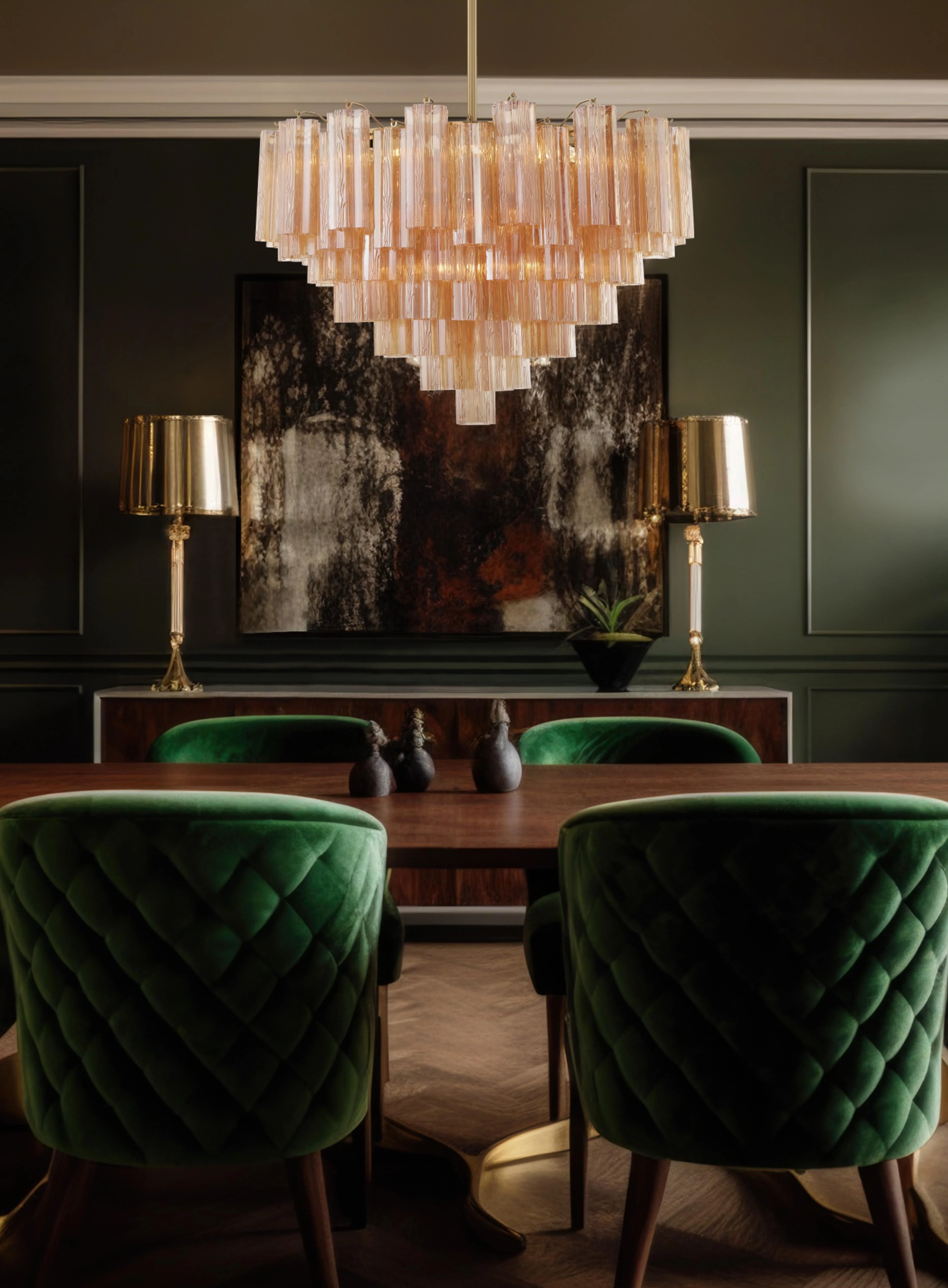 Crystorama Addis 32'' Aged Brass Chandelier - Image 4
