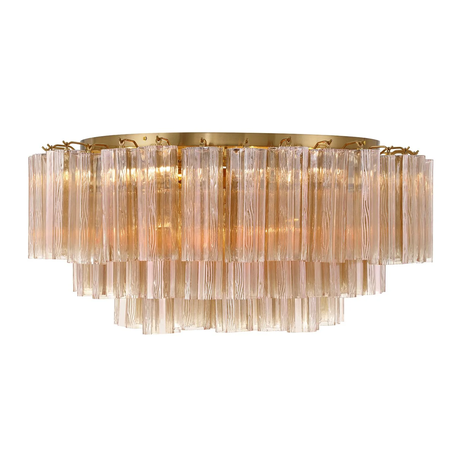 Crystorama Addis 32'' Aged Brass Flush Mount - Image 2