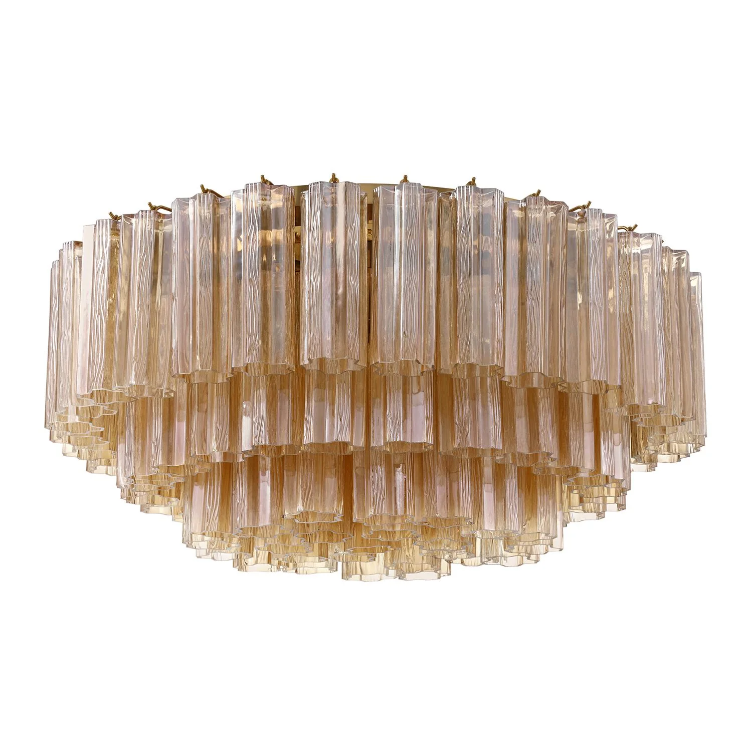 Crystorama Addis 32'' Aged Brass Flush Mount - Image 3