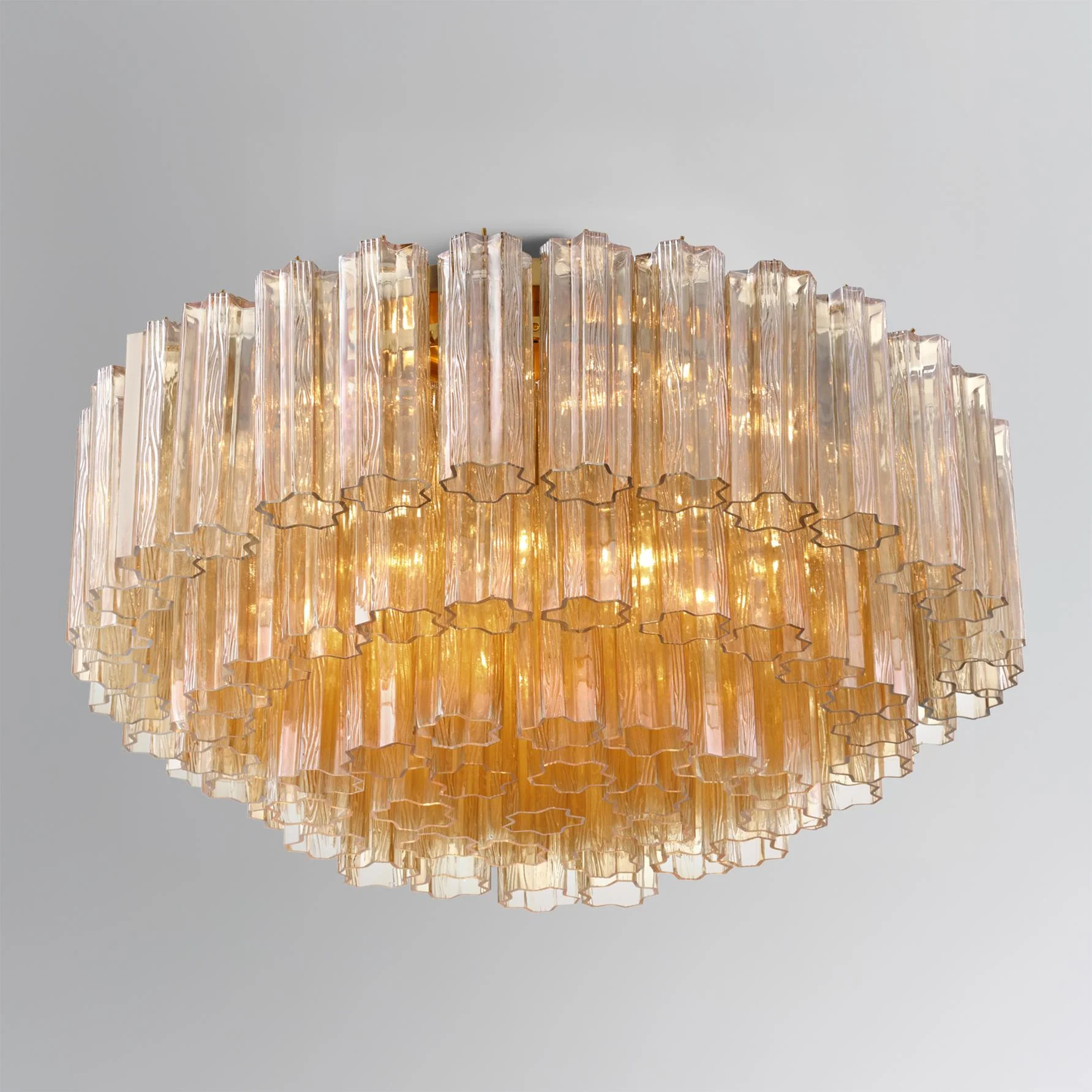 Crystorama Addis 32'' Aged Brass Flush Mount - Image 5
