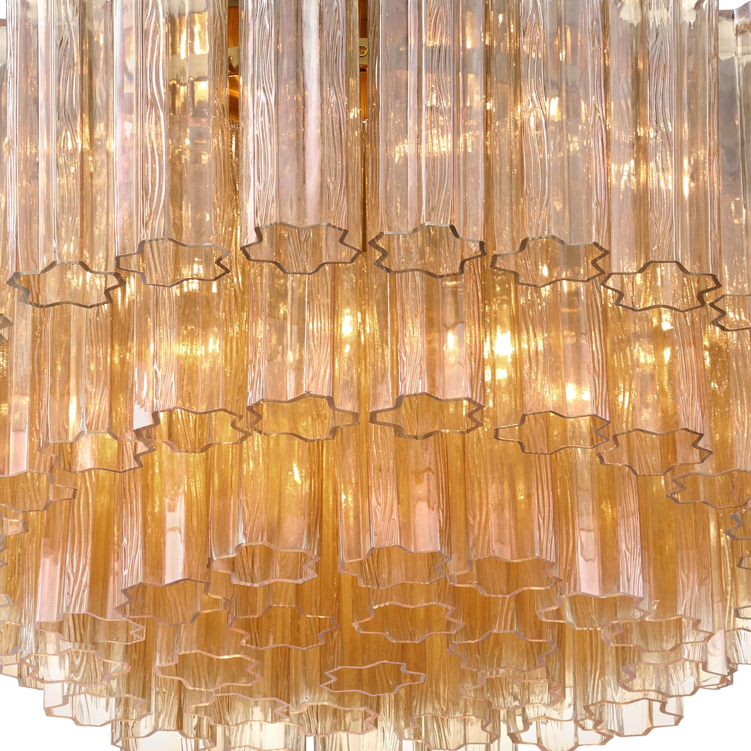 Crystorama Addis 32'' Aged Brass Flush Mount - Image 7