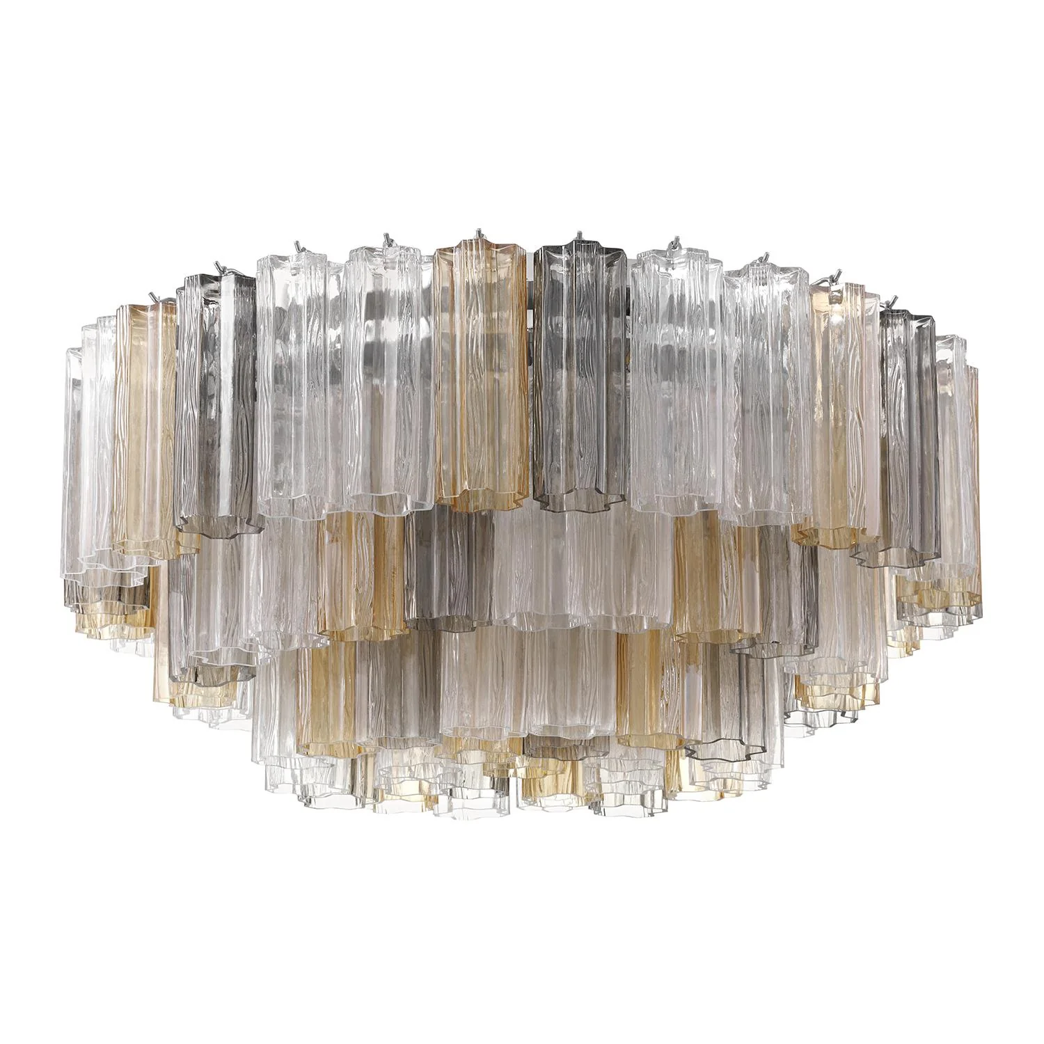 Crystorama Addis 32'' Polished Chrome Flush Mount - Image 2