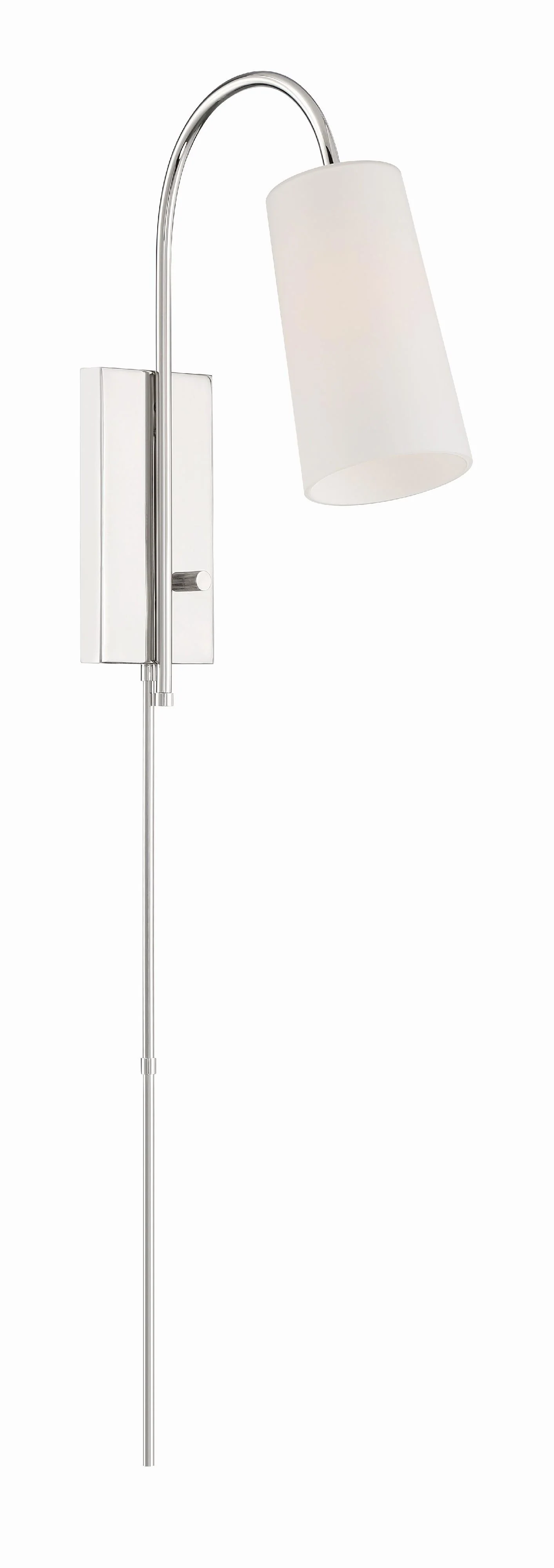 Crystorama Alexa 5'' Polished Nickel Task Sconce - Image 6