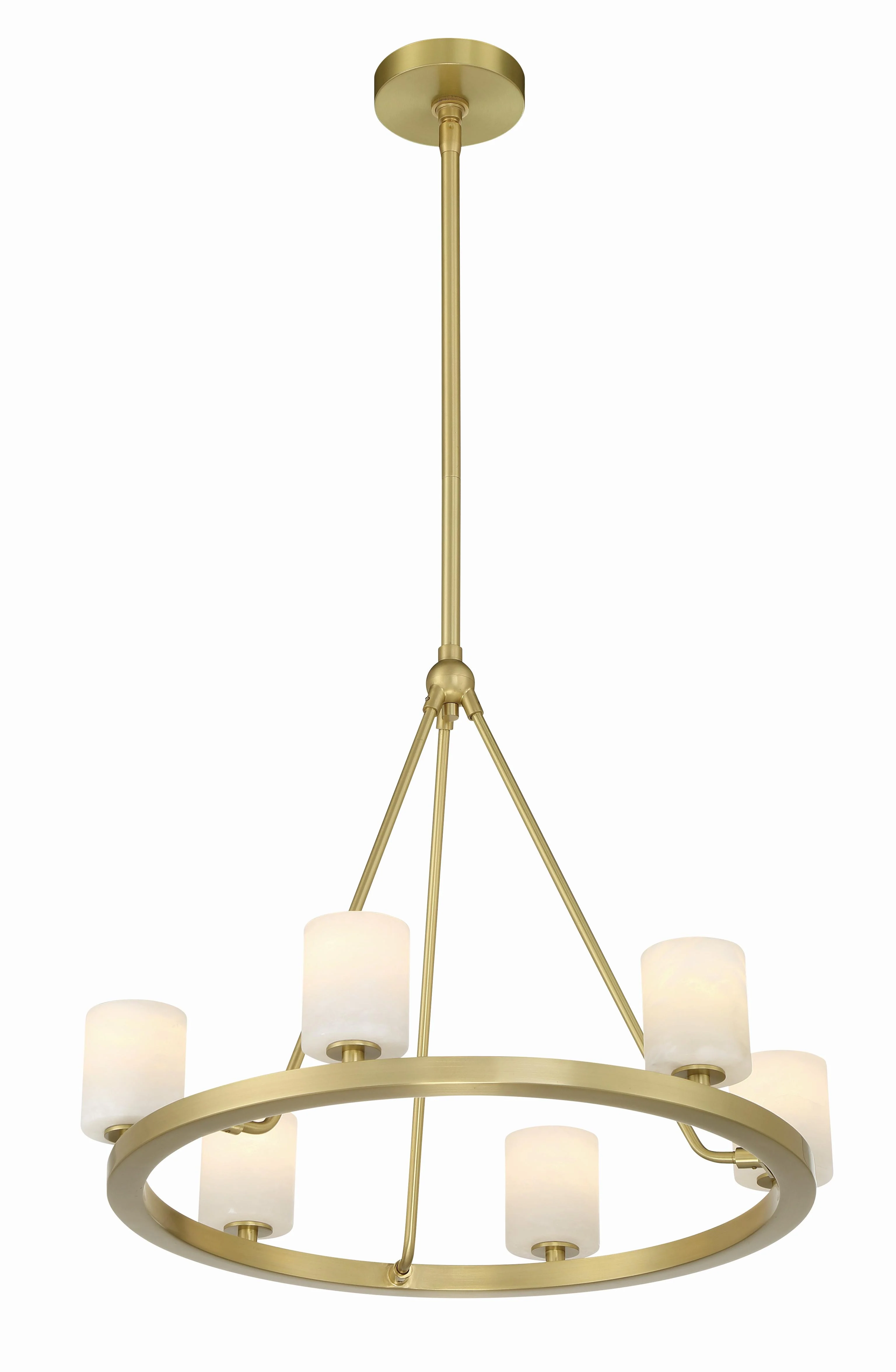 Crystorama Aragon 22.75'' Led Soft Brass Chandelier - Image 2