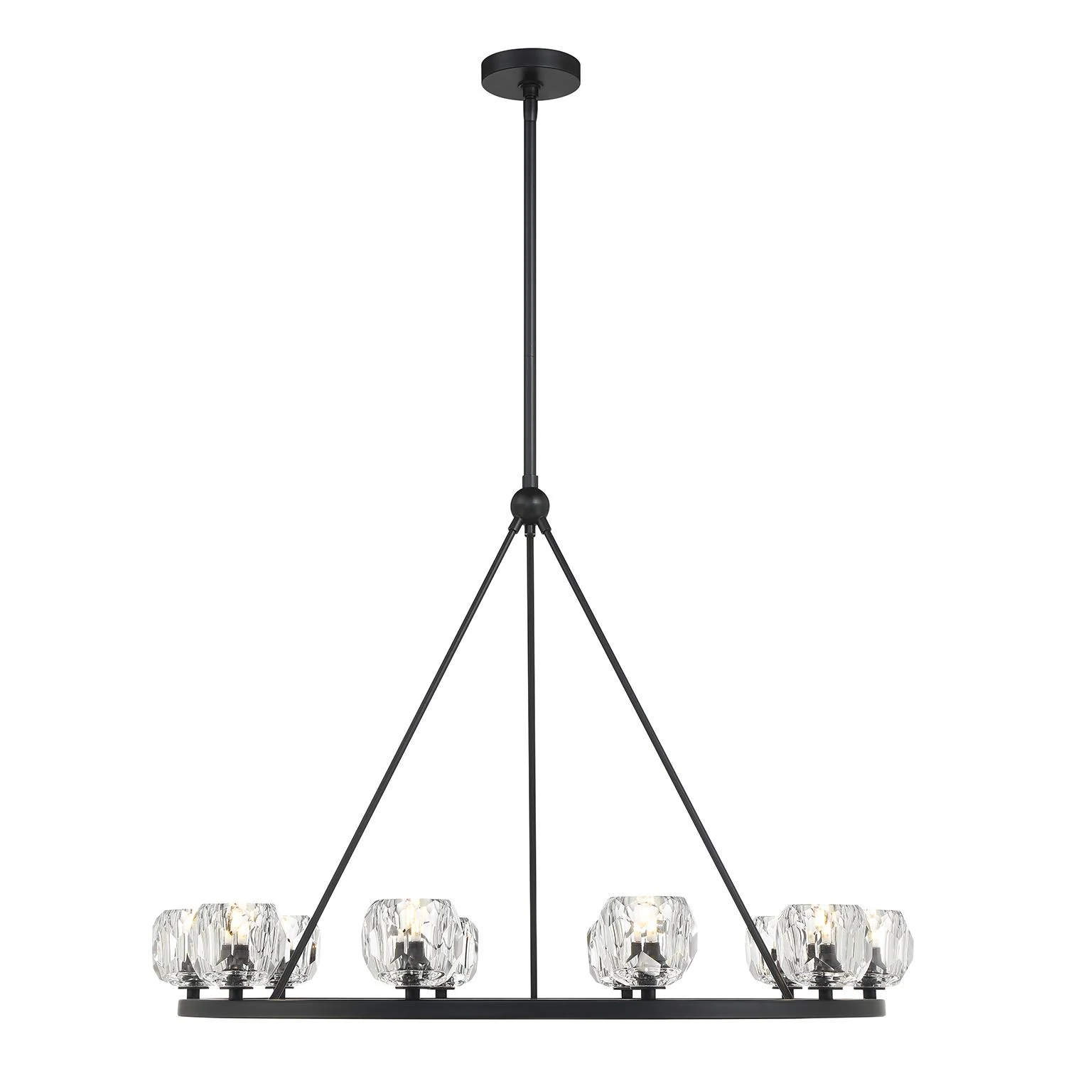 Crystorama Aragon 36'' Led Matte Black Chandelier - Image 4