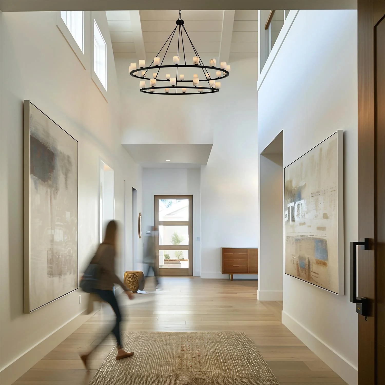 Crystorama Aragon 58.75'' Led Matte Black Chandelier - Image 7