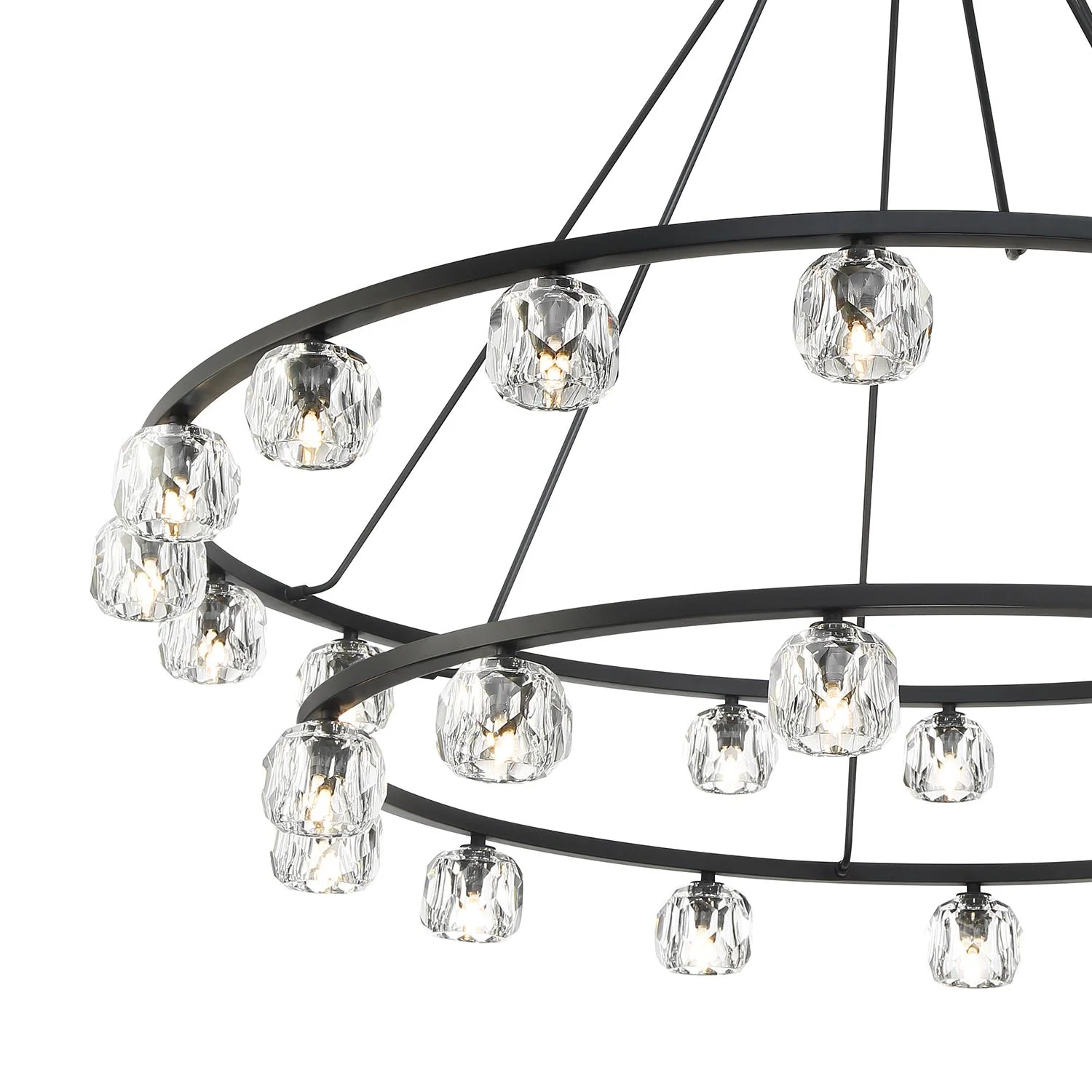 Crystorama Aragon 60'' Led Matte Black Chandelier - Image 7