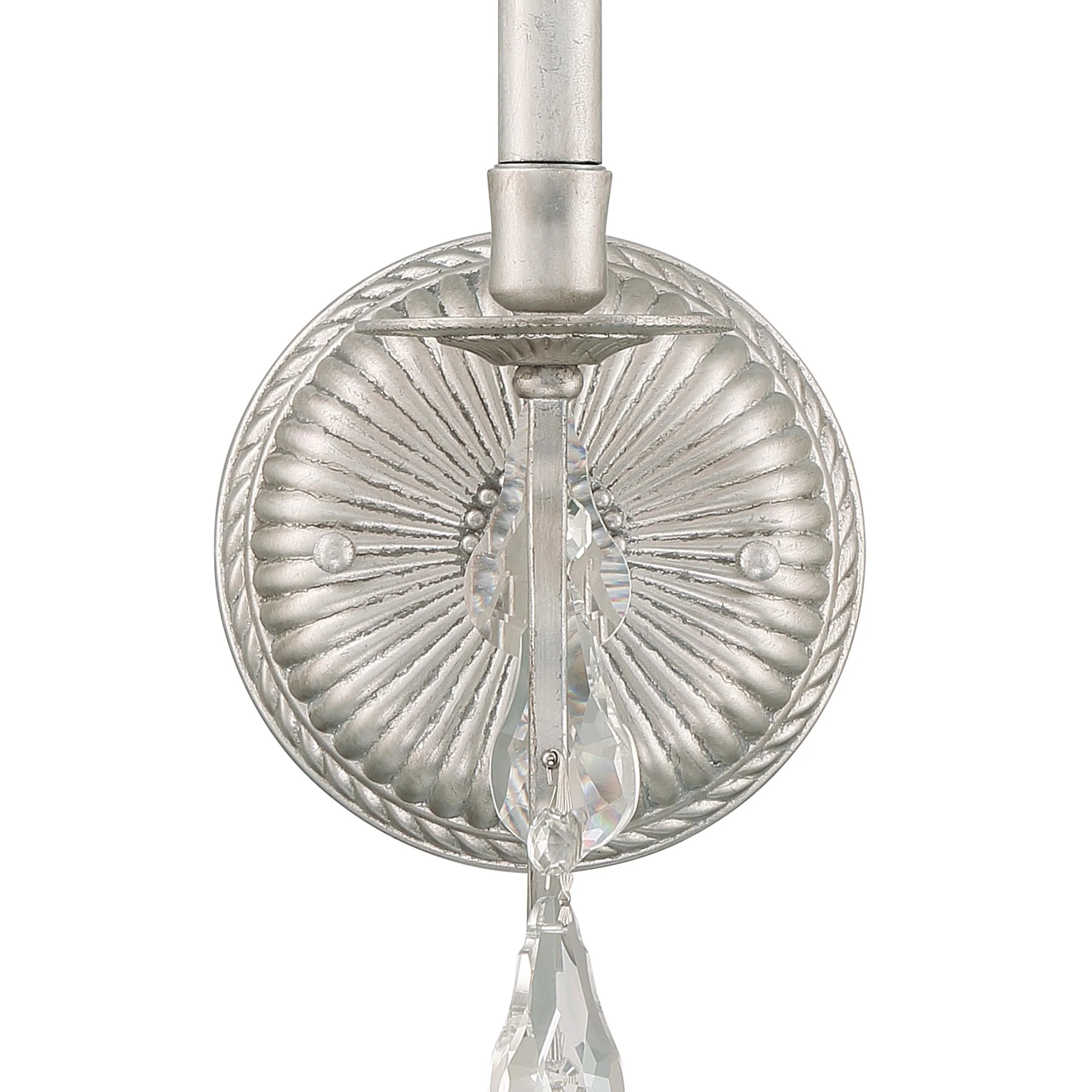 Crystorama Ashton 5.5'' Hand Cut Crystal Olde Silver Sconce - Image 4
