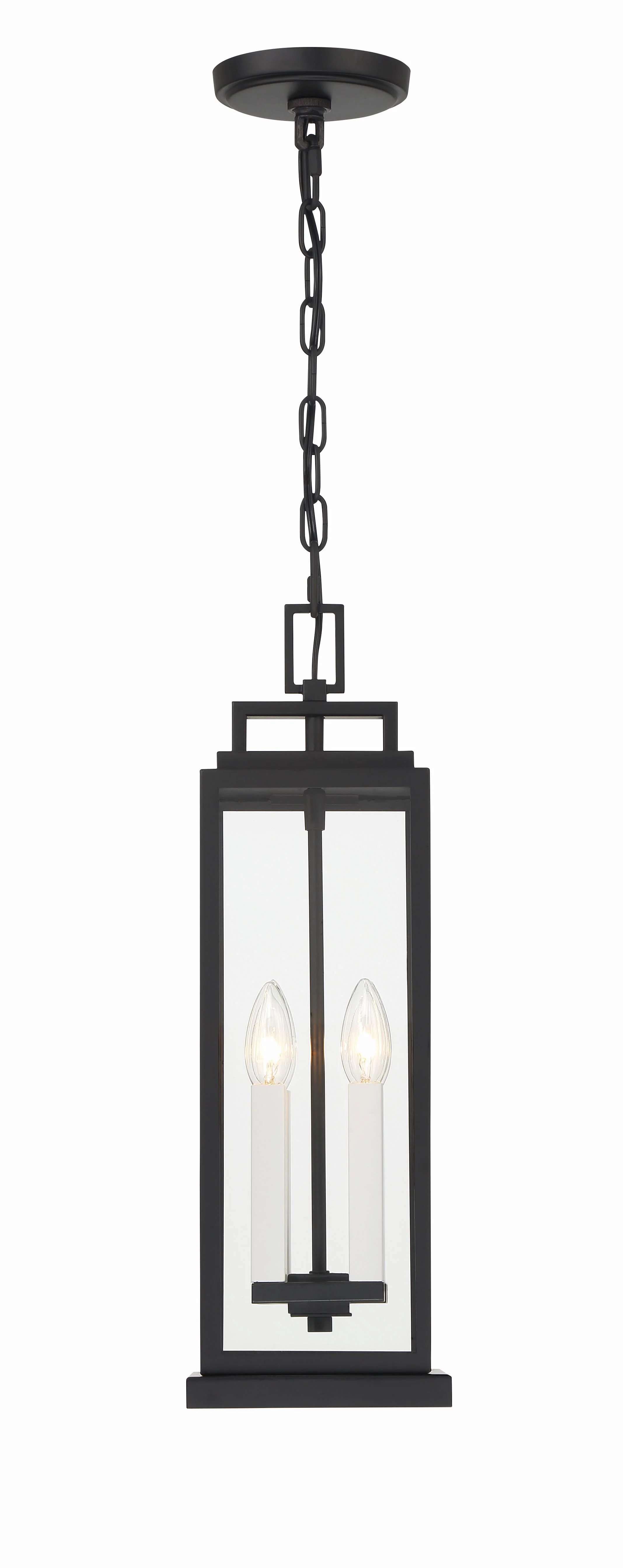 Crystorama Aspen 6.5'' Matte Black Outdoor Pendant - Image 11