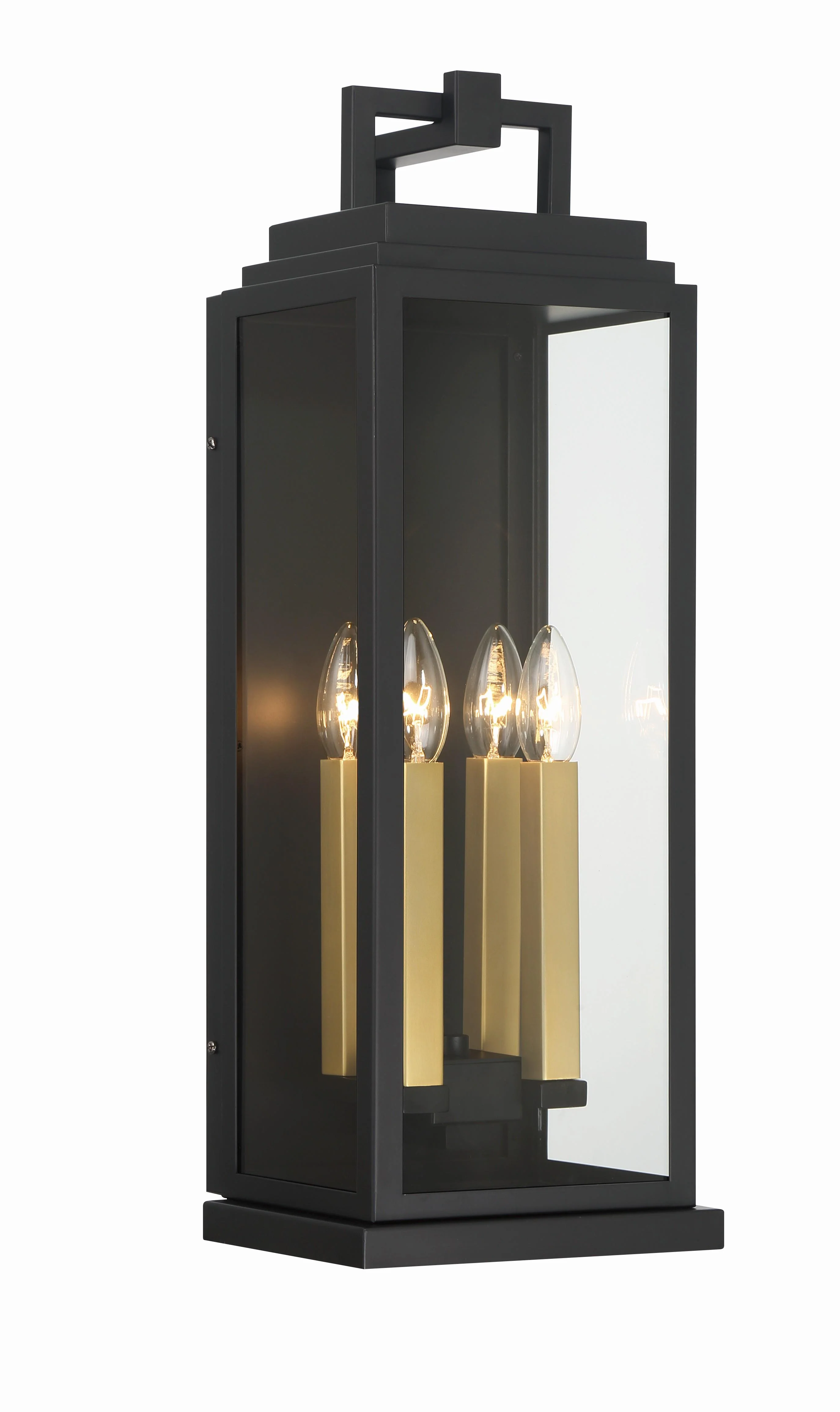 Crystorama Aspen 7.75'' Matte Black Outdoor Sconce - Image 4