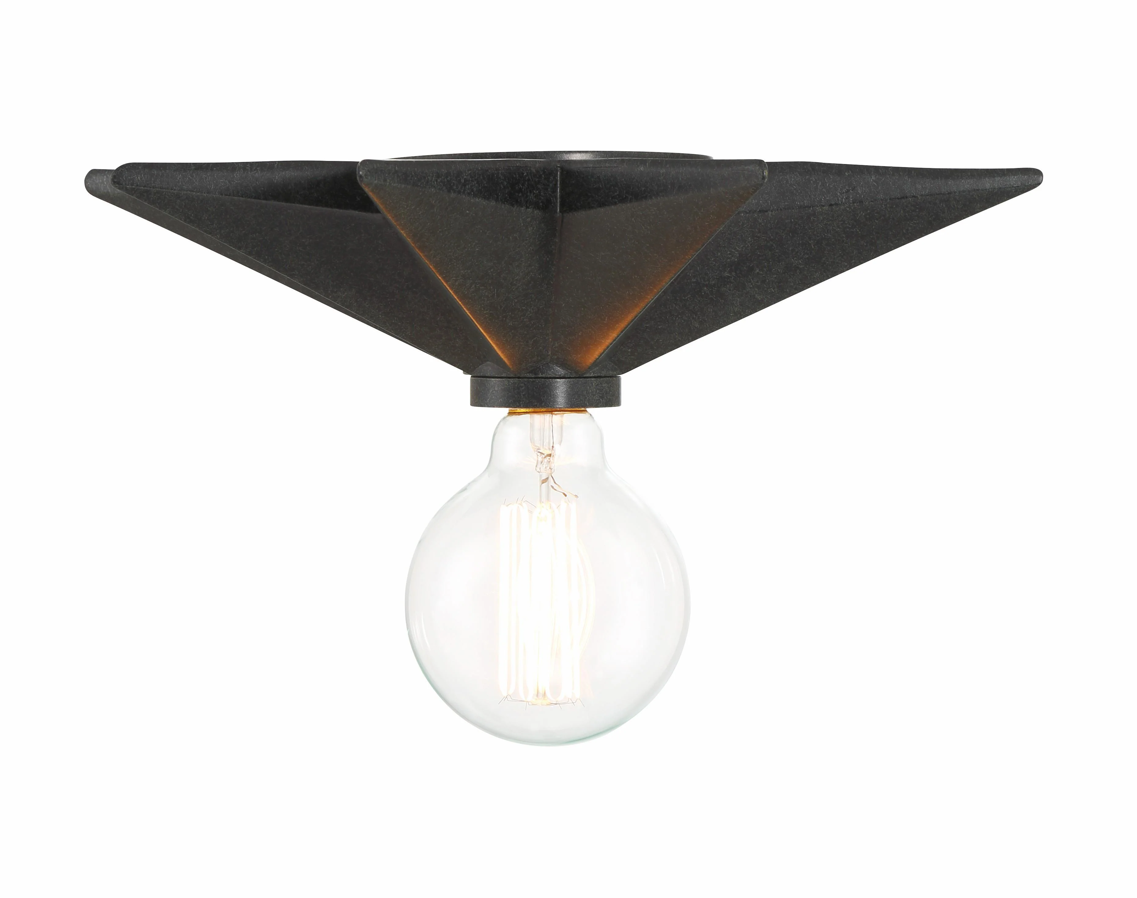 Crystorama Astro 12'' Black Flush Mount - Image 3