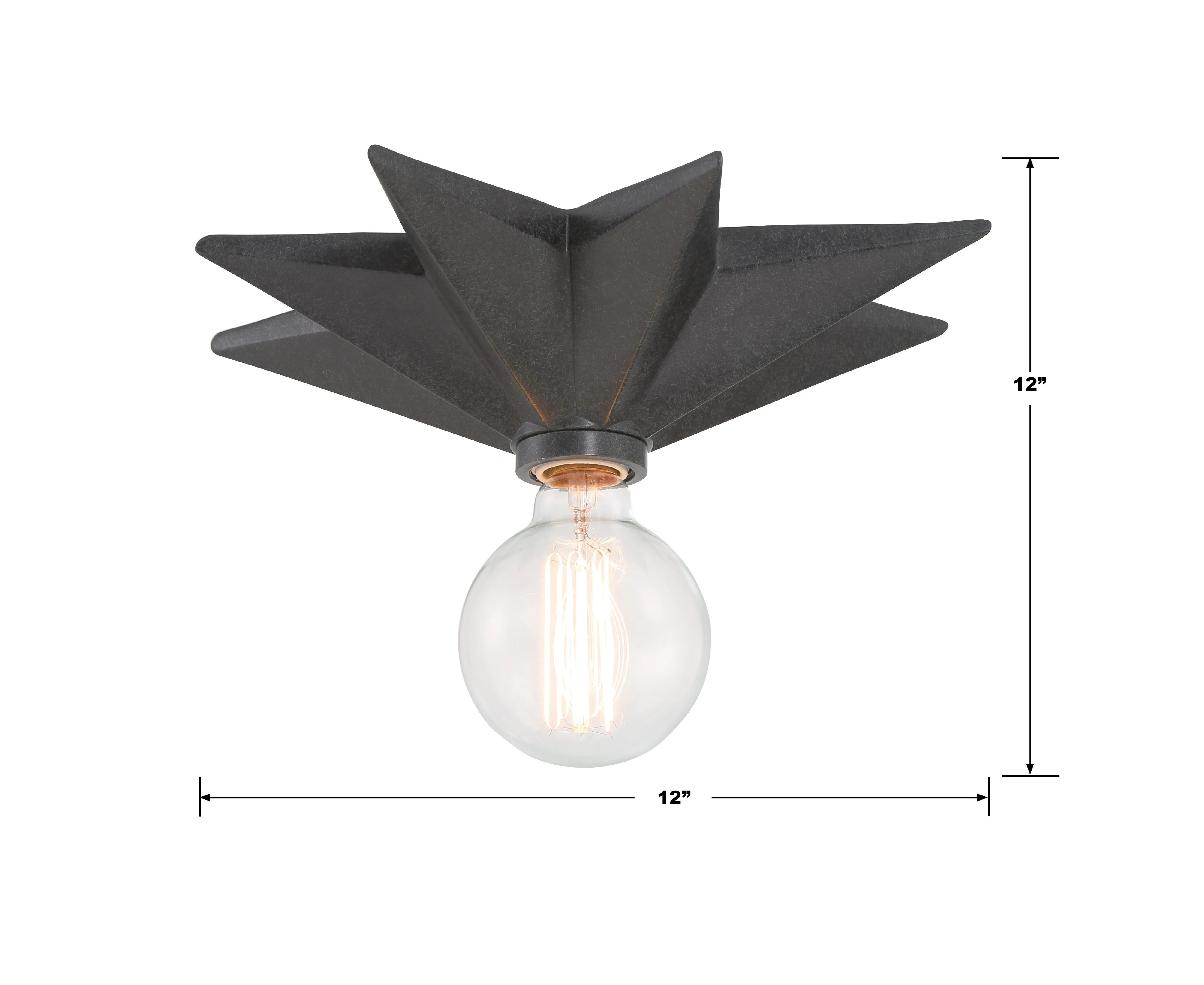Crystorama Astro 12'' Black Sconce - Image 4