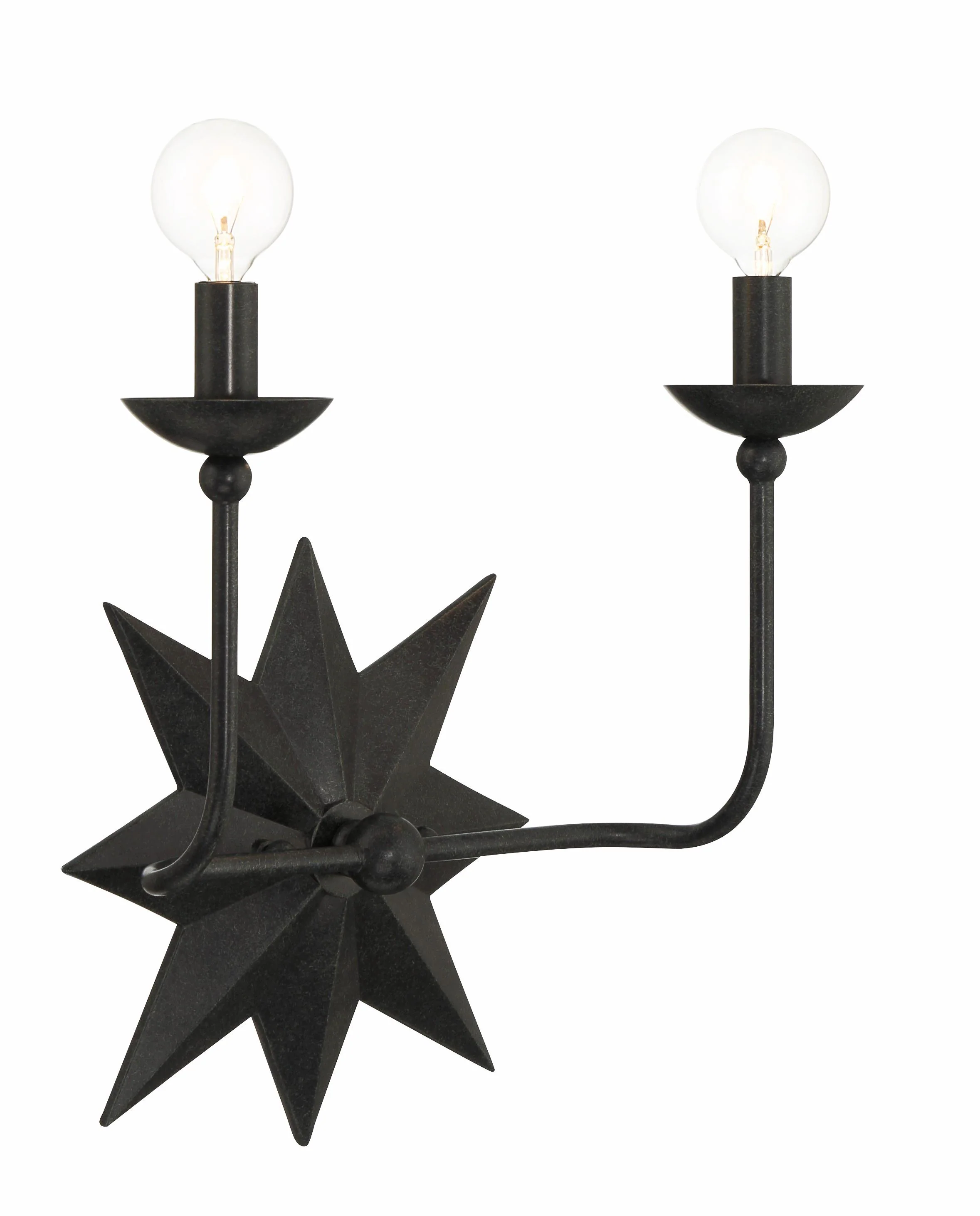 Crystorama Astro 13'' Black Sconce - Image 2