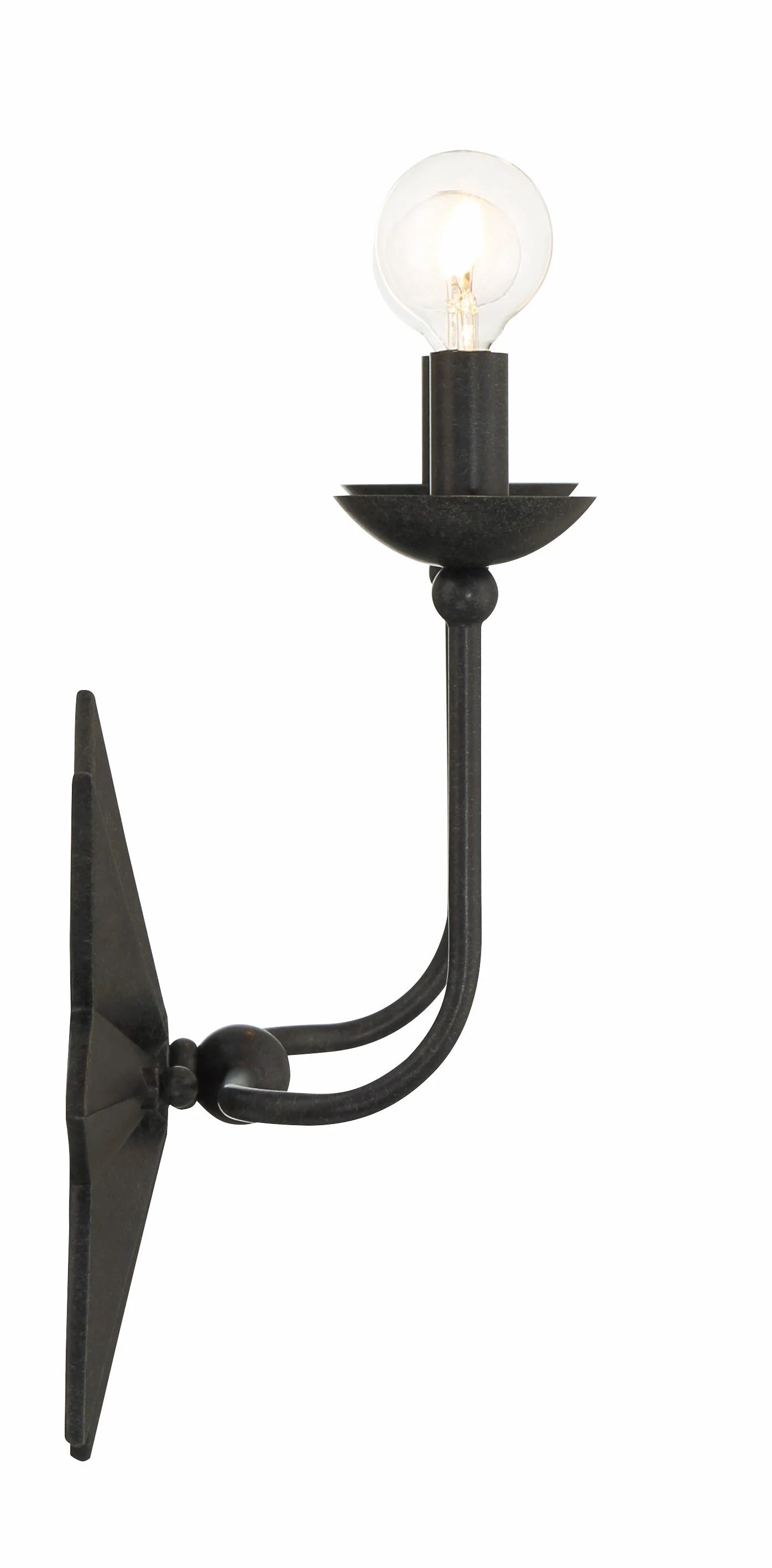 Crystorama Astro 13'' Black Sconce - Image 5