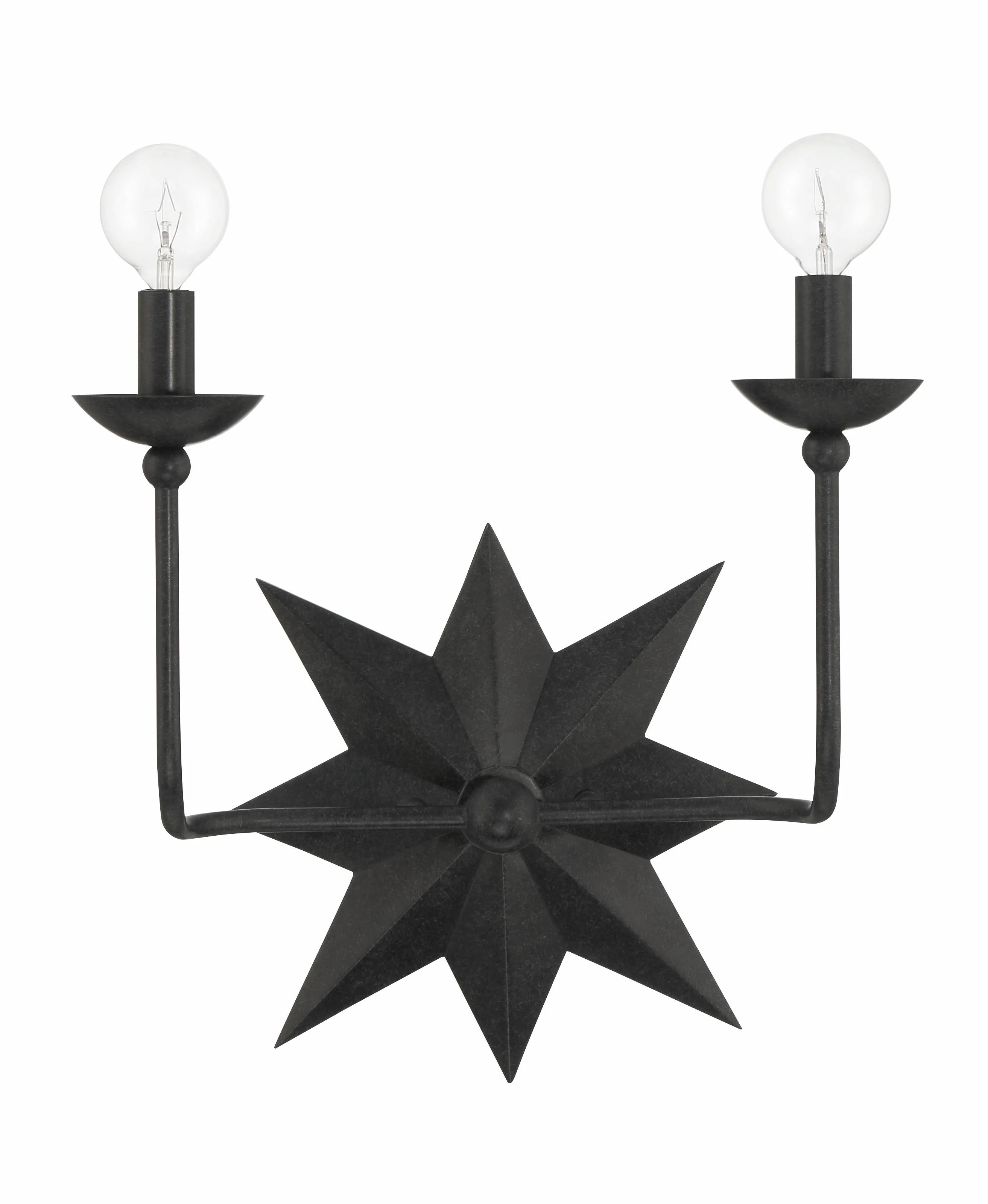 Crystorama Astro 13'' Black Sconce - Image 6