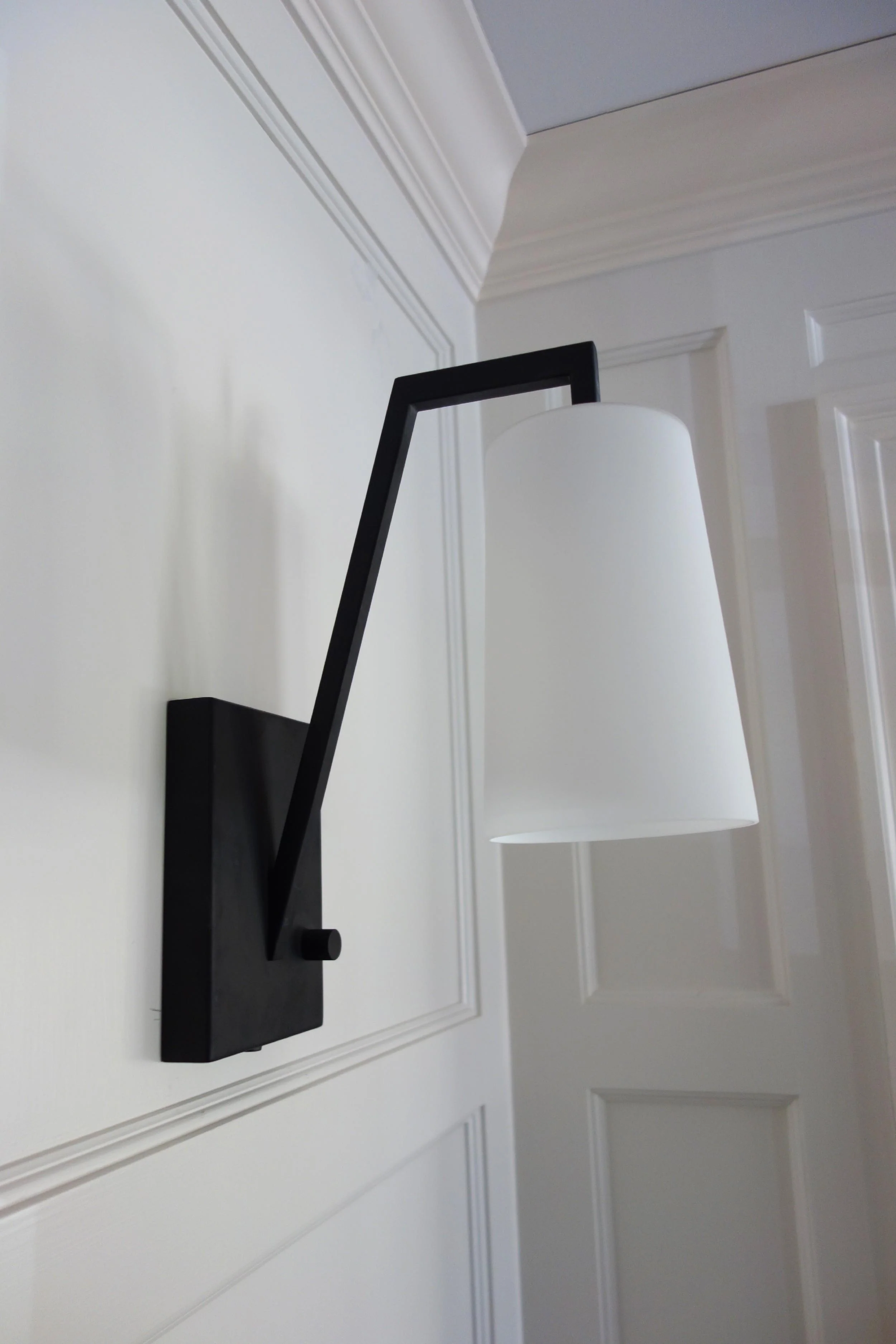 Crystorama Avon 5'' Matte Black Task Sconce - Image 3
