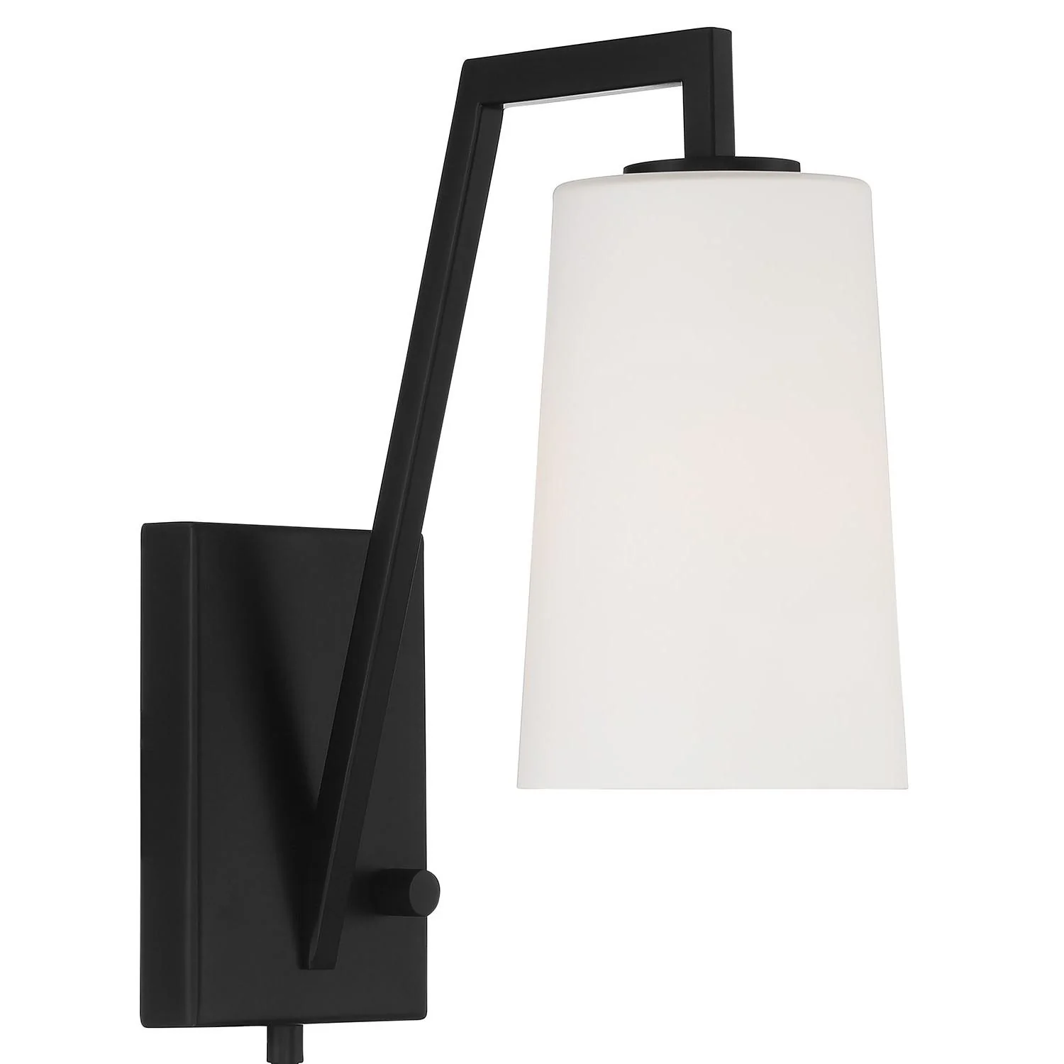 Crystorama Avon 5'' Matte Black Task Sconce - Image 4