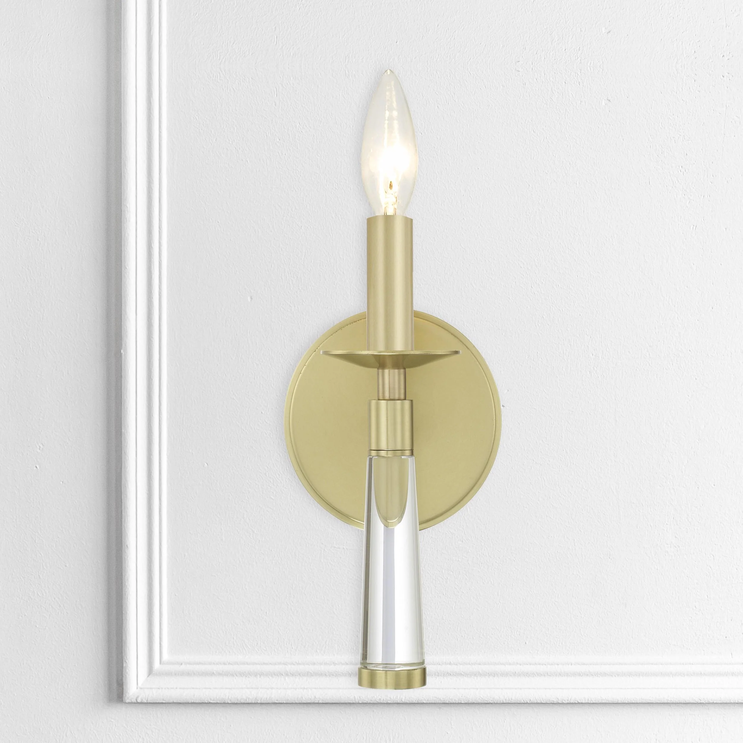 Crystorama Baxter 5'' Aged Brass Sconce - Image 7