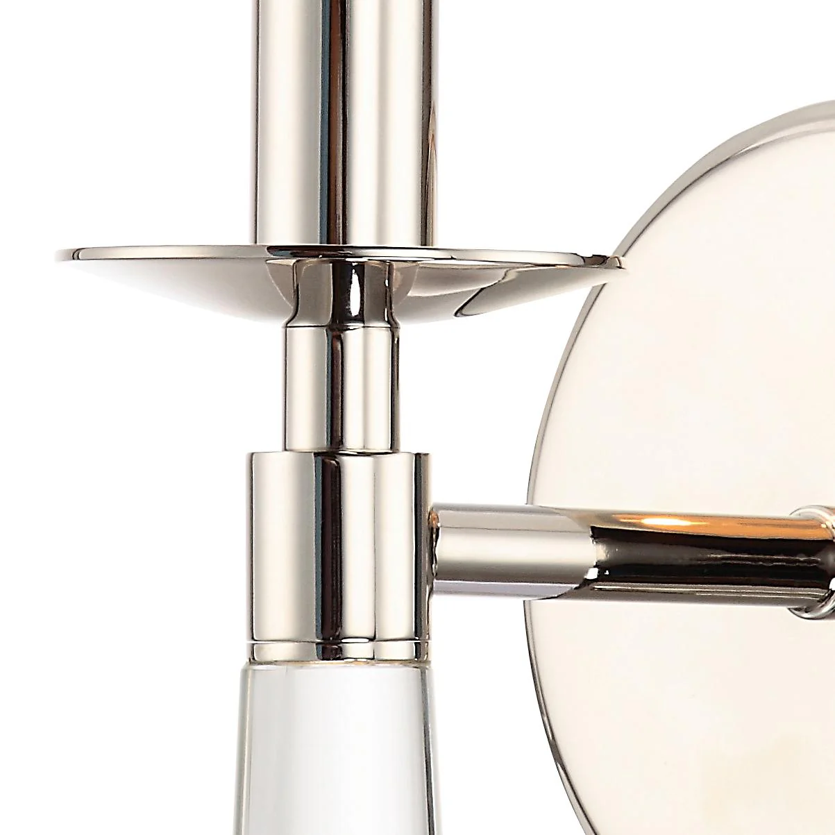 Crystorama Baxter 5'' Polished Nickel Sconce - Image 5