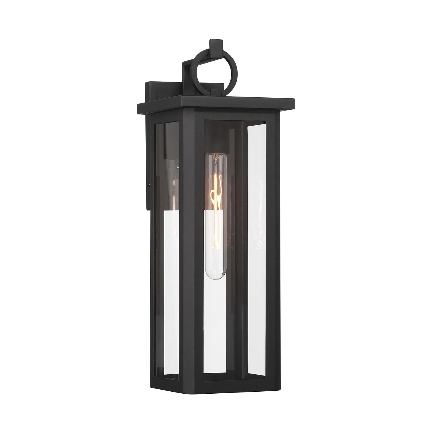 Crystorama Boadie 6.5'' Led Matte Black Outdoor Sconce
