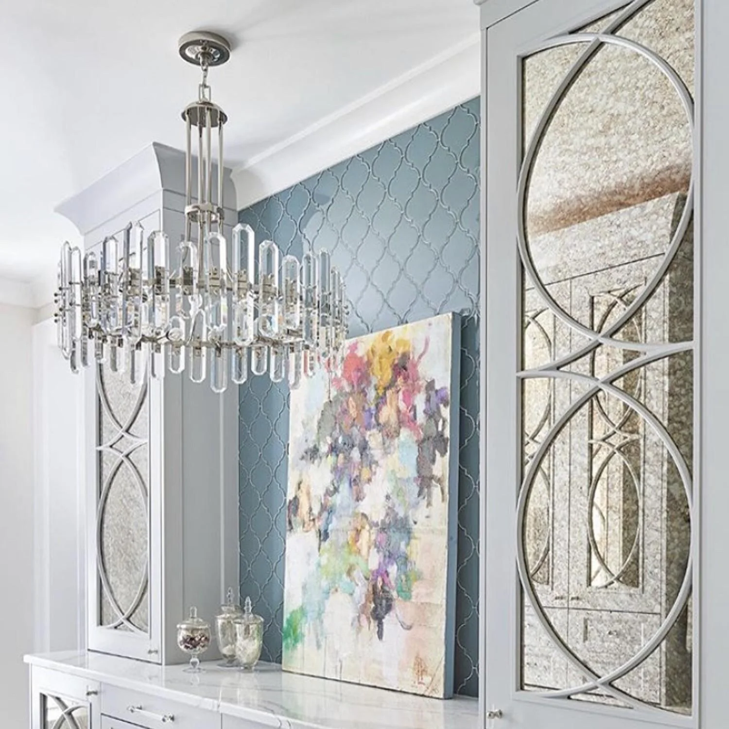 Crystorama Bolton 24.75'' Polished Nickel Chandelier - Image 5