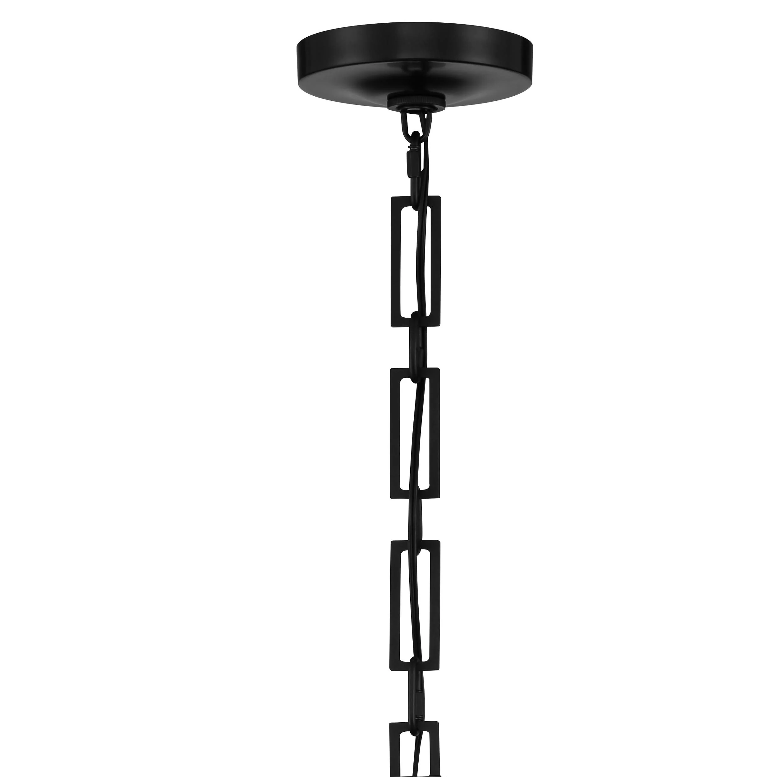 Crystorama Brian Patrick Flynn Alston 10'' Matte Black + Antique Gold Pendant - Image 7