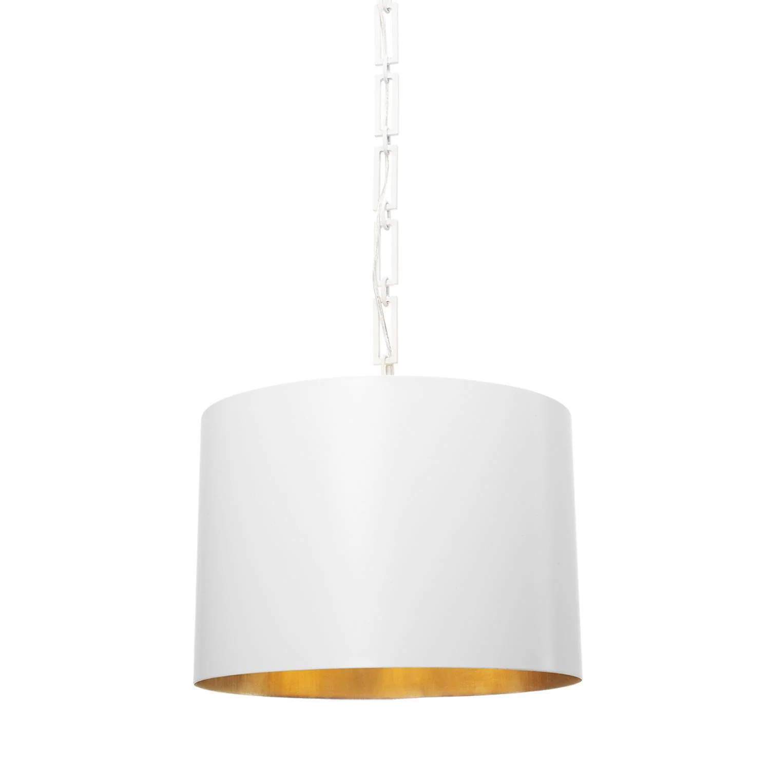 Crystorama Brian Patrick Flynn Alston 6 Light Matte White + Antique Gold Pendant - Image 4