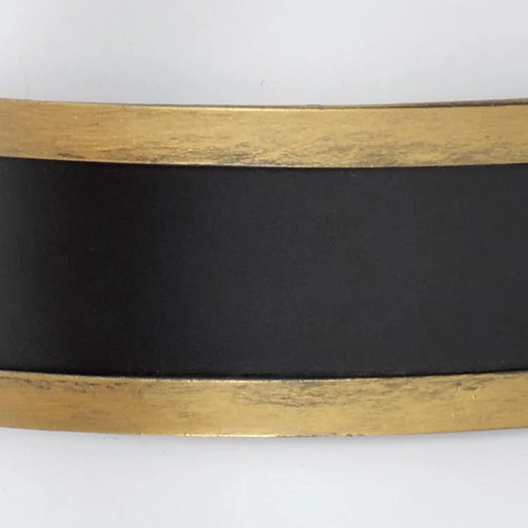 Crystorama Brian Patrick Flynn Capsule 6'' Matte Black + Textured Gold Outdoor Sconce - Image 2