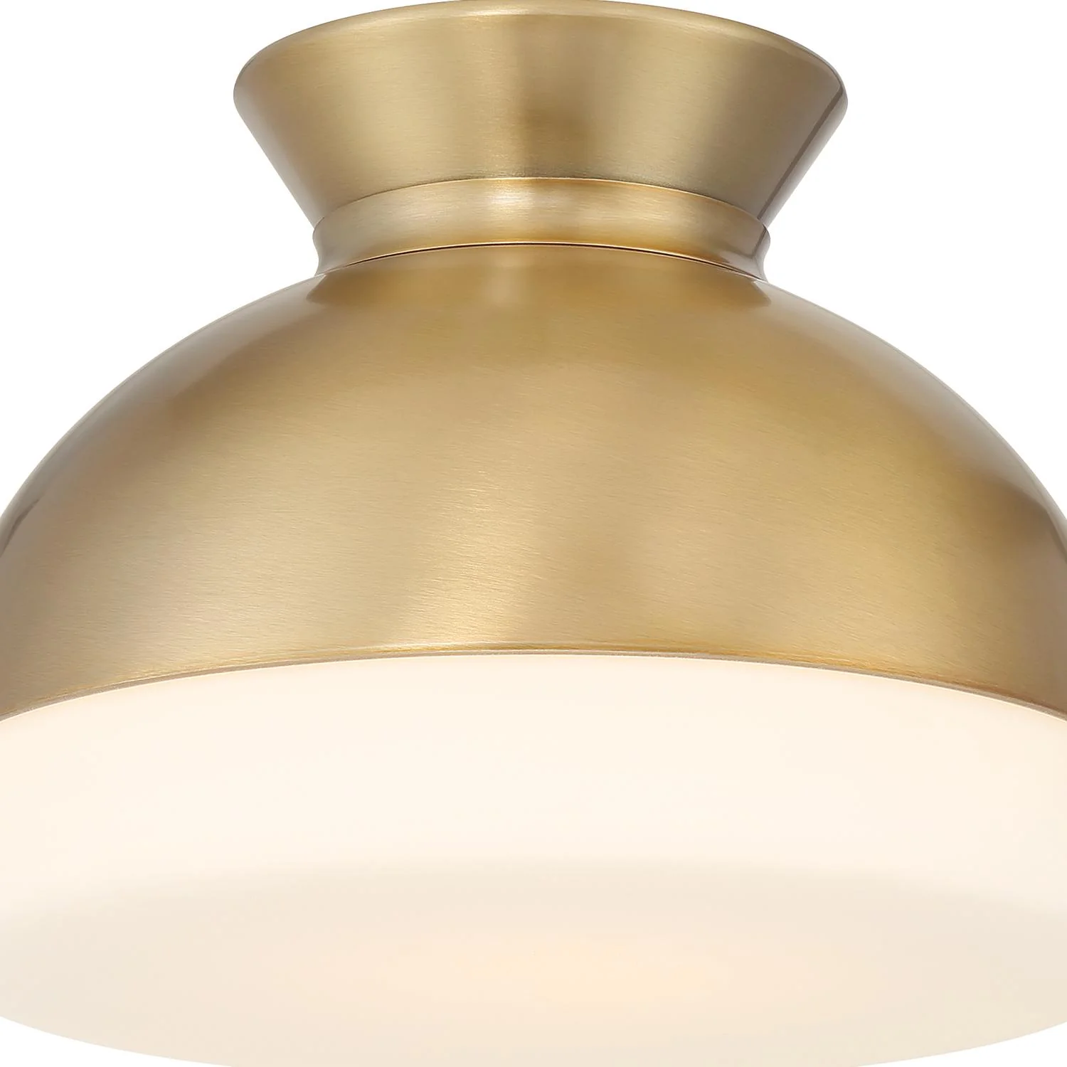 Crystorama Brian Patrick Flynn Gidget 10.25'' Vibrant Gold Flush Mount - Image 2