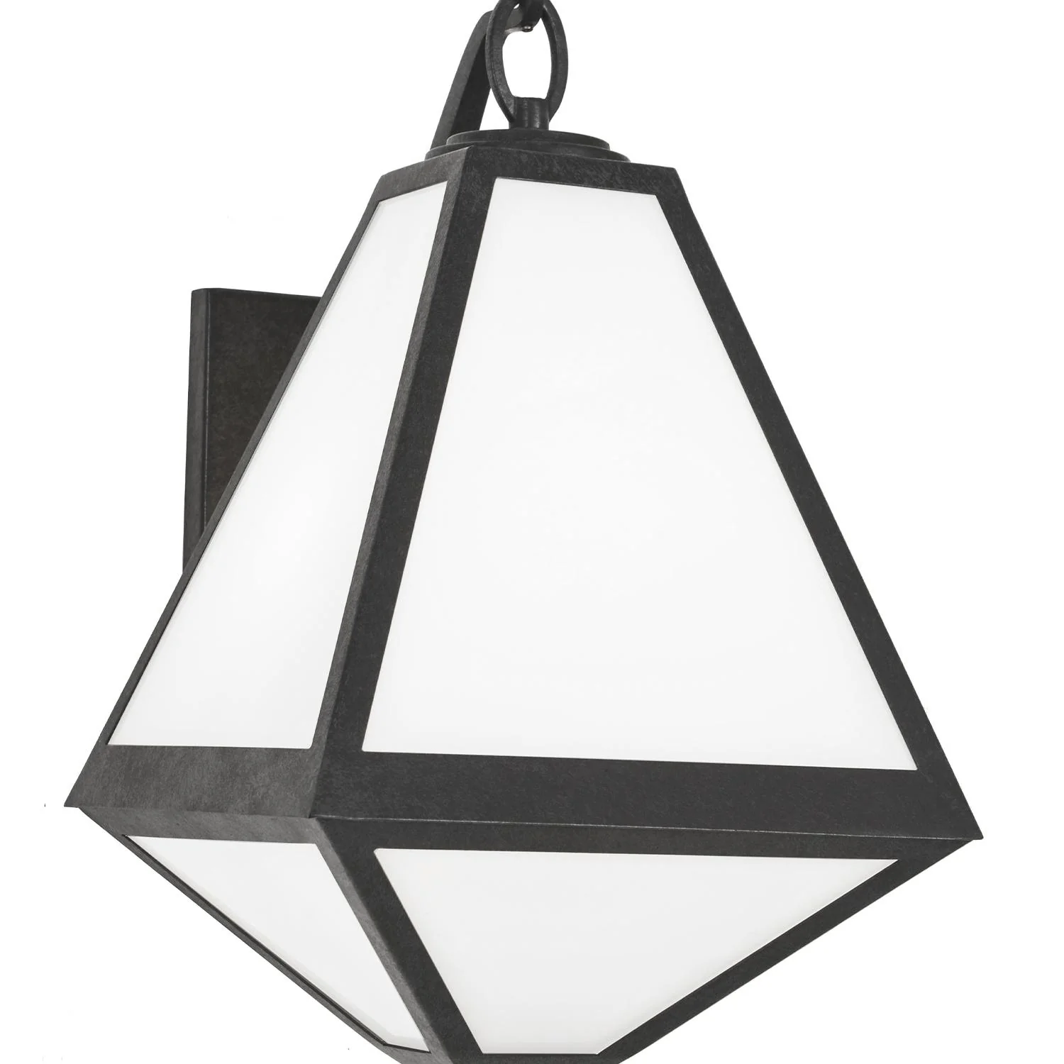 Crystorama Brian Patrick Flynn Glacier 11'' Black Charcoal Outdoor Sconce - Image 2