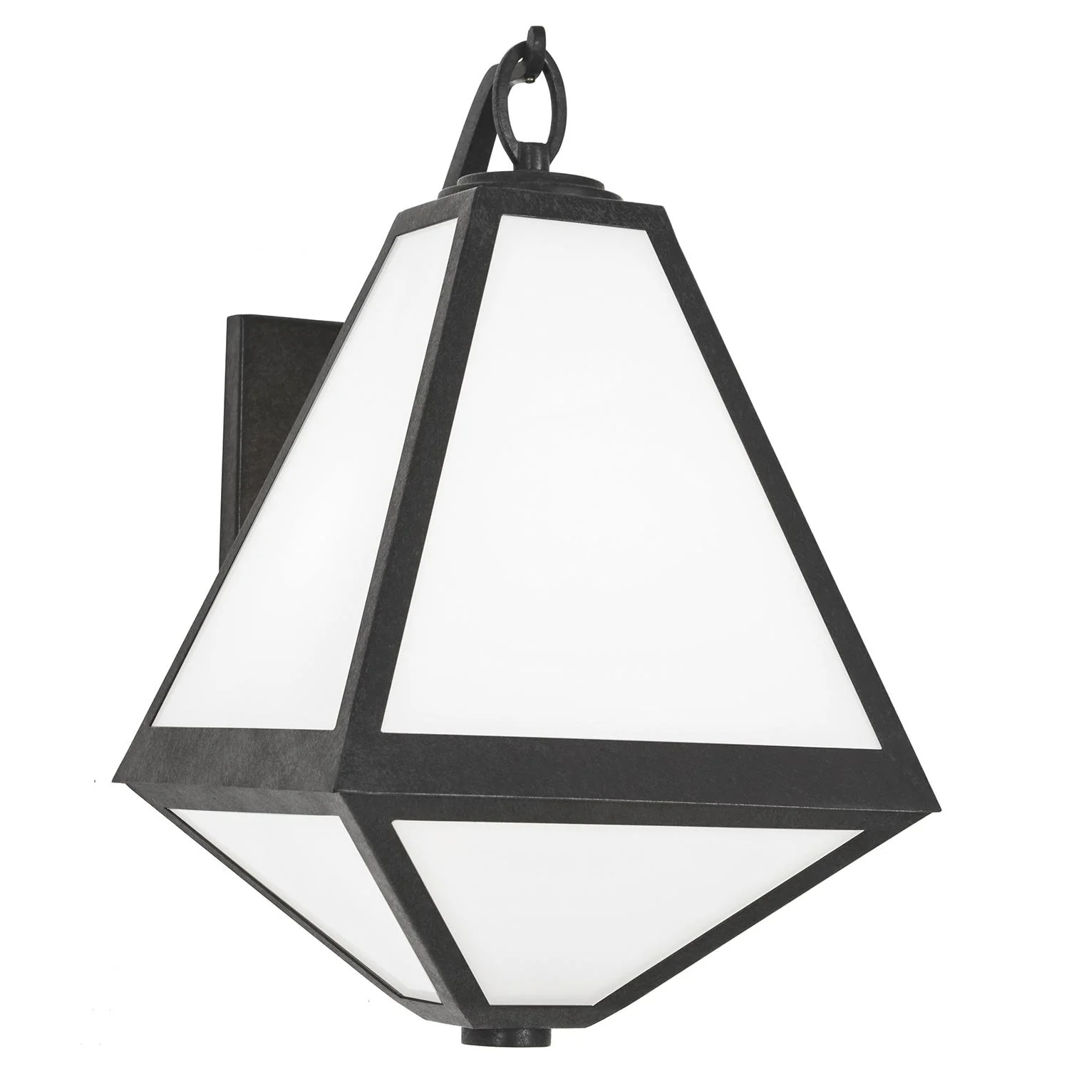 Crystorama Brian Patrick Flynn Glacier 11'' Black Charcoal Outdoor Sconce - Image 3