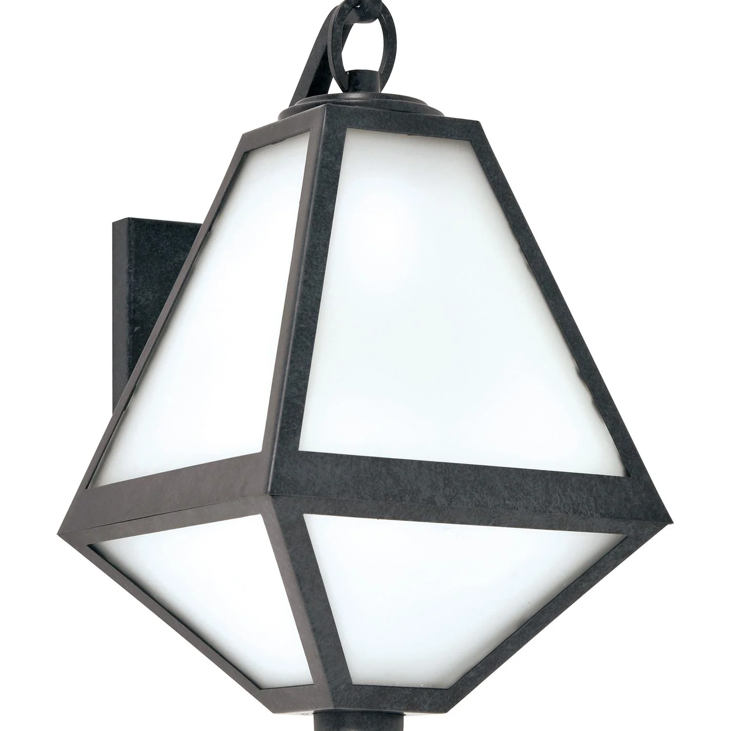 Crystorama Brian Patrick Flynn Glacier 8'' Black Charcoal Outdoor Sconce - Image 2