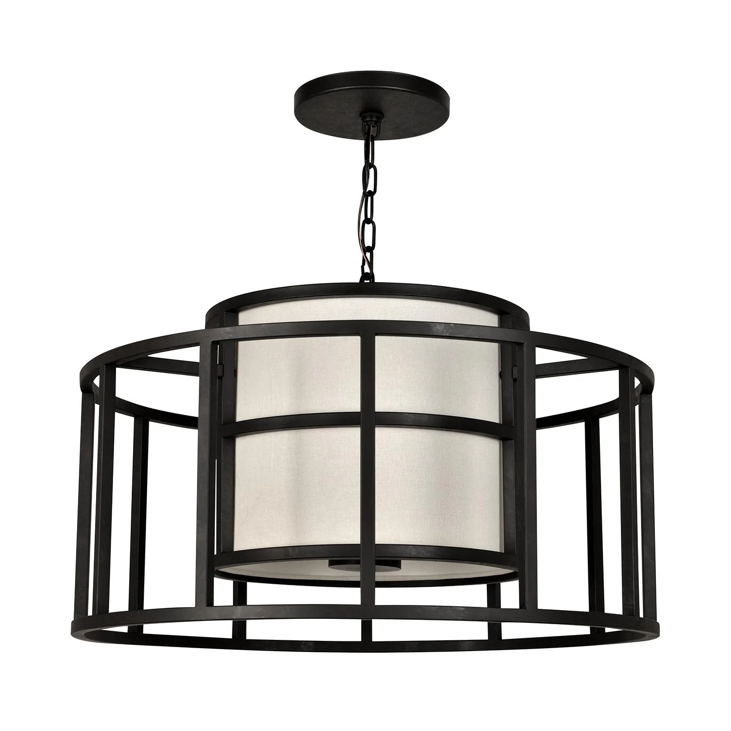 Crystorama Brian Patrick Flynn Hulton 25'' Matte Black Chandelier - Image 3