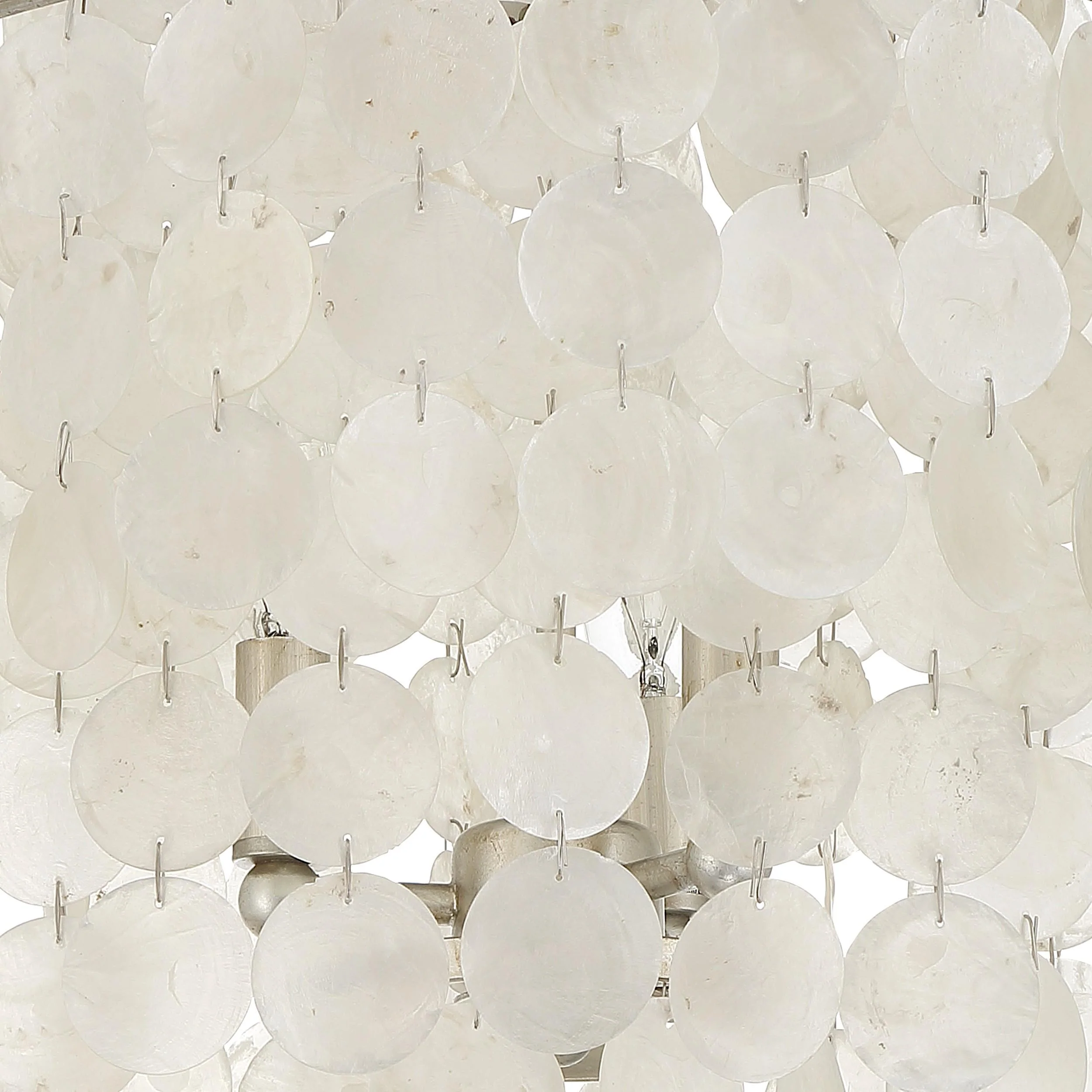 Crystorama Brielle 13'' Antique Silver Flush Mount - Image 4