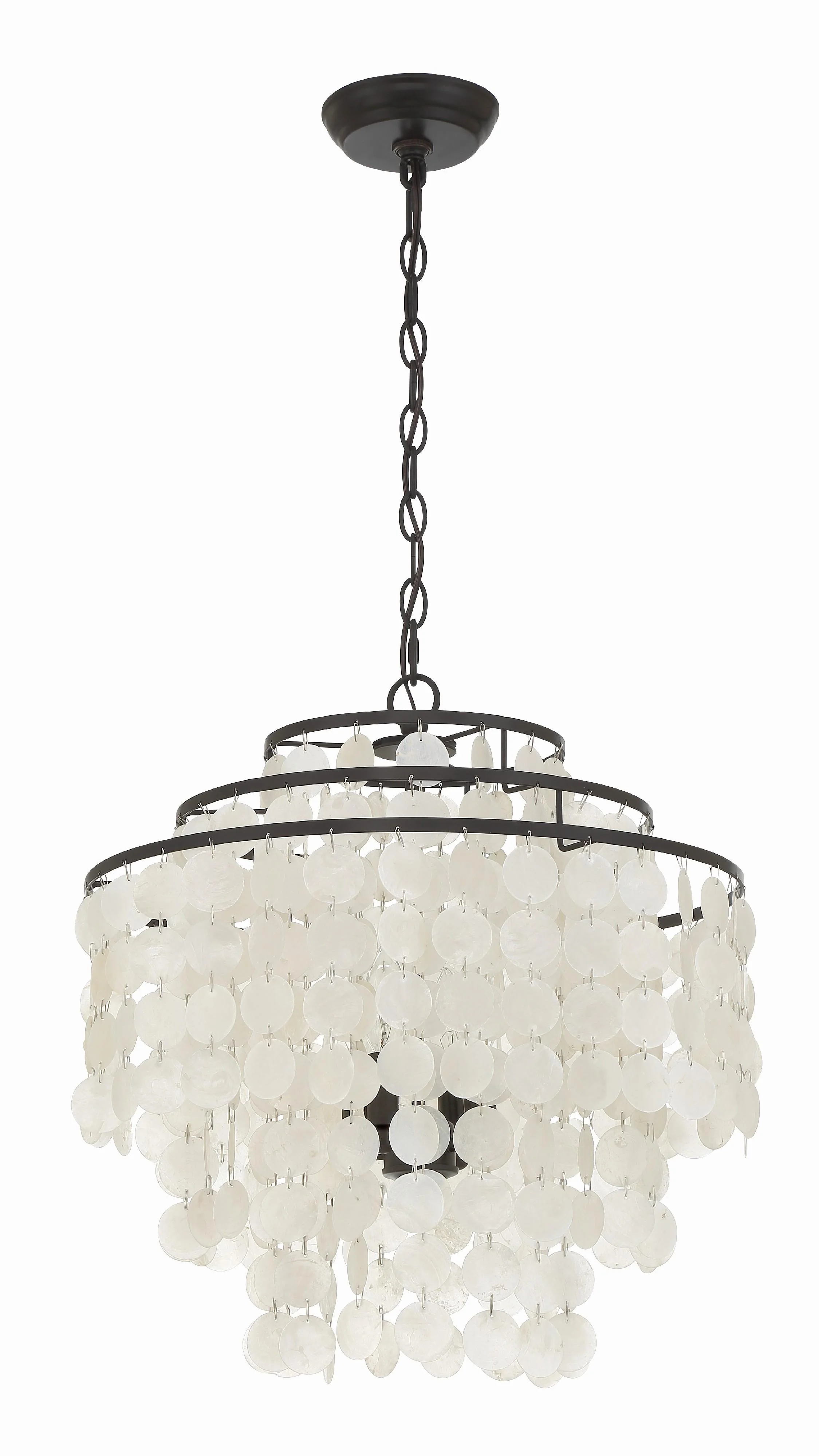Crystorama Brielle 4 Light Dark Bronze Chandelier - Image 2