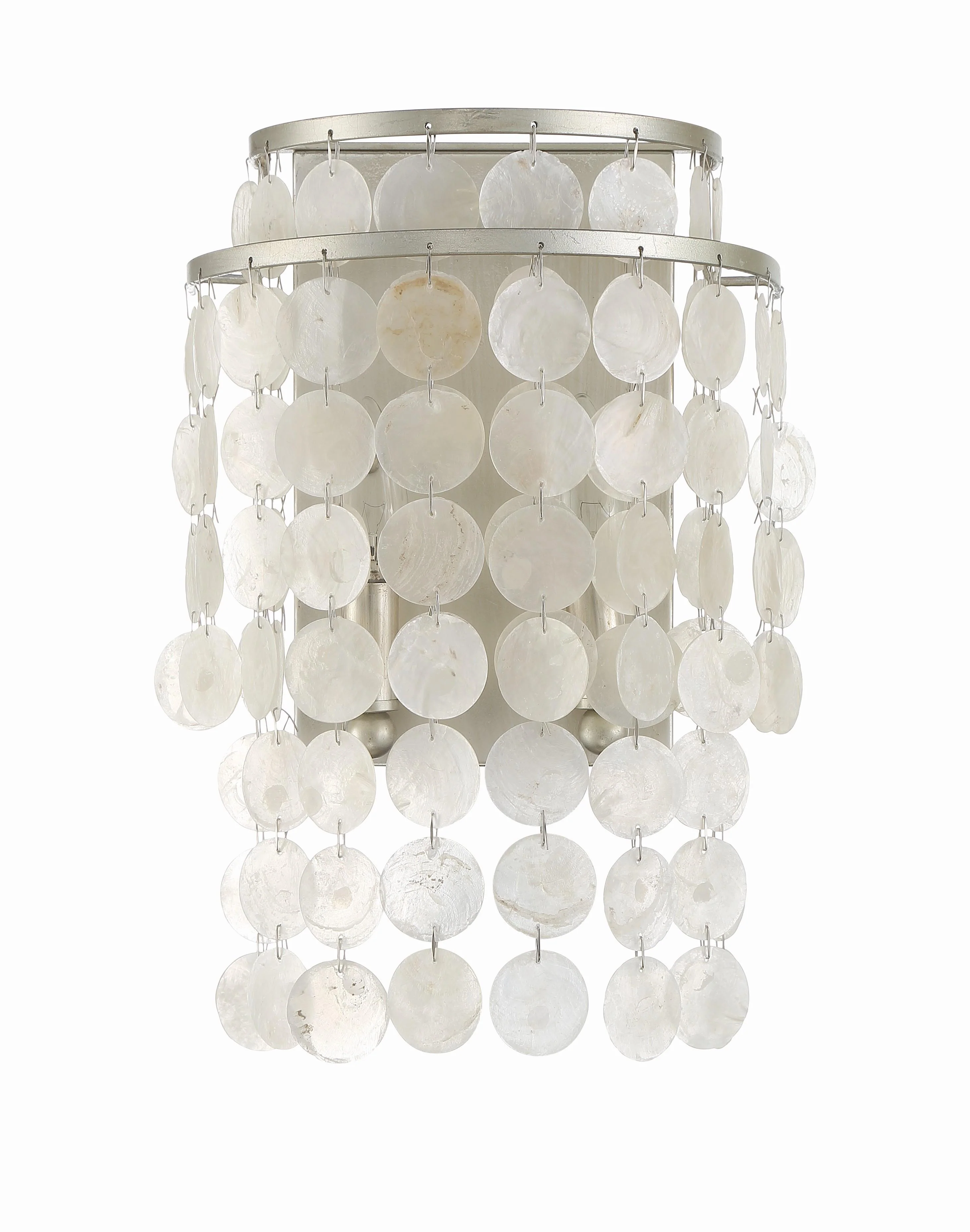 Crystorama Brielle 9'' Antique Silver Sconce - Image 3