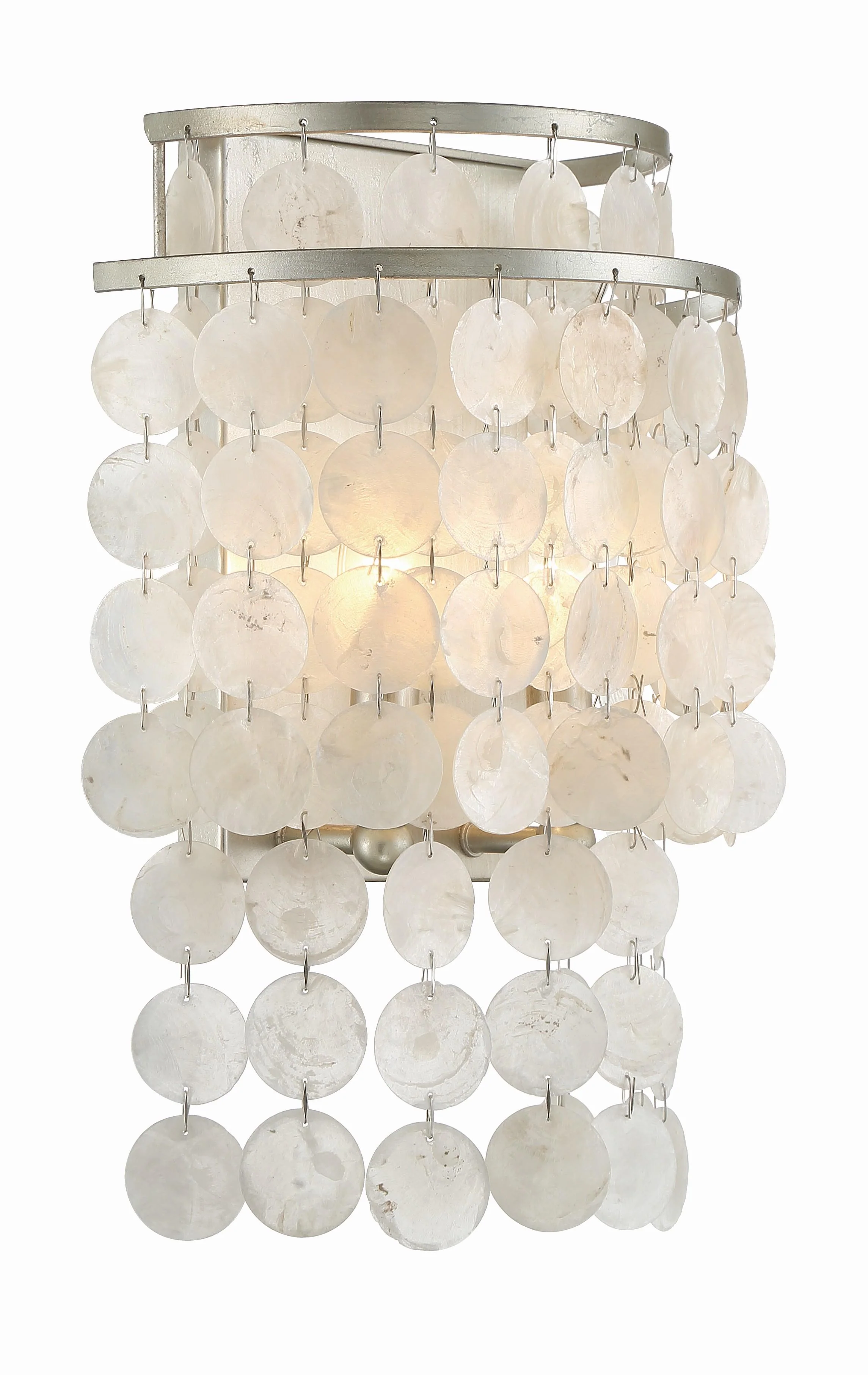 Crystorama Brielle 9'' Antique Silver Sconce - Image 4