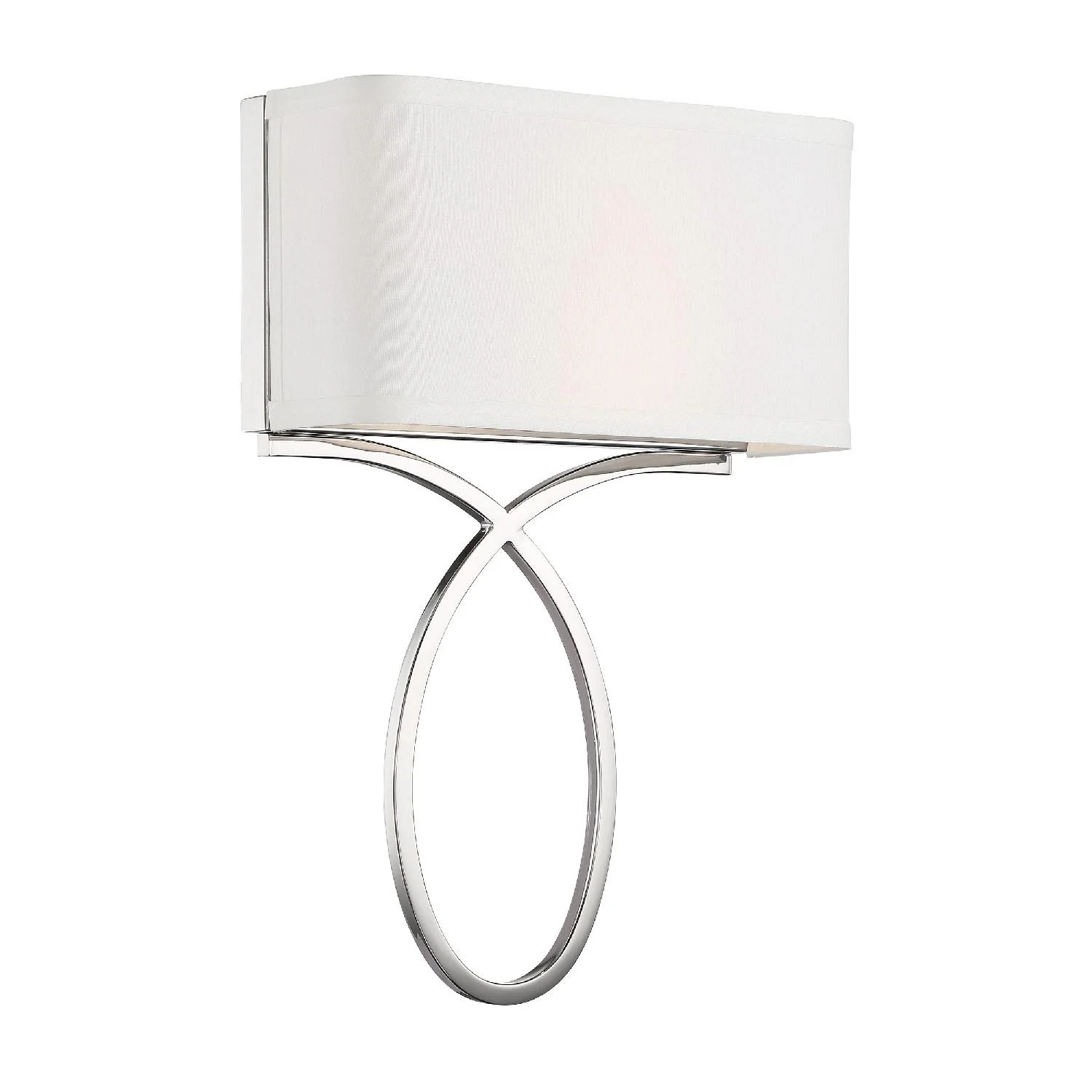 Crystorama Brinkley 10'' Polished Nickel Sconce