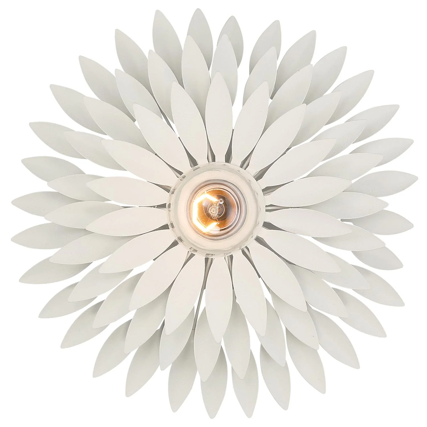 Crystorama Broche 11'' Matte White Sconce