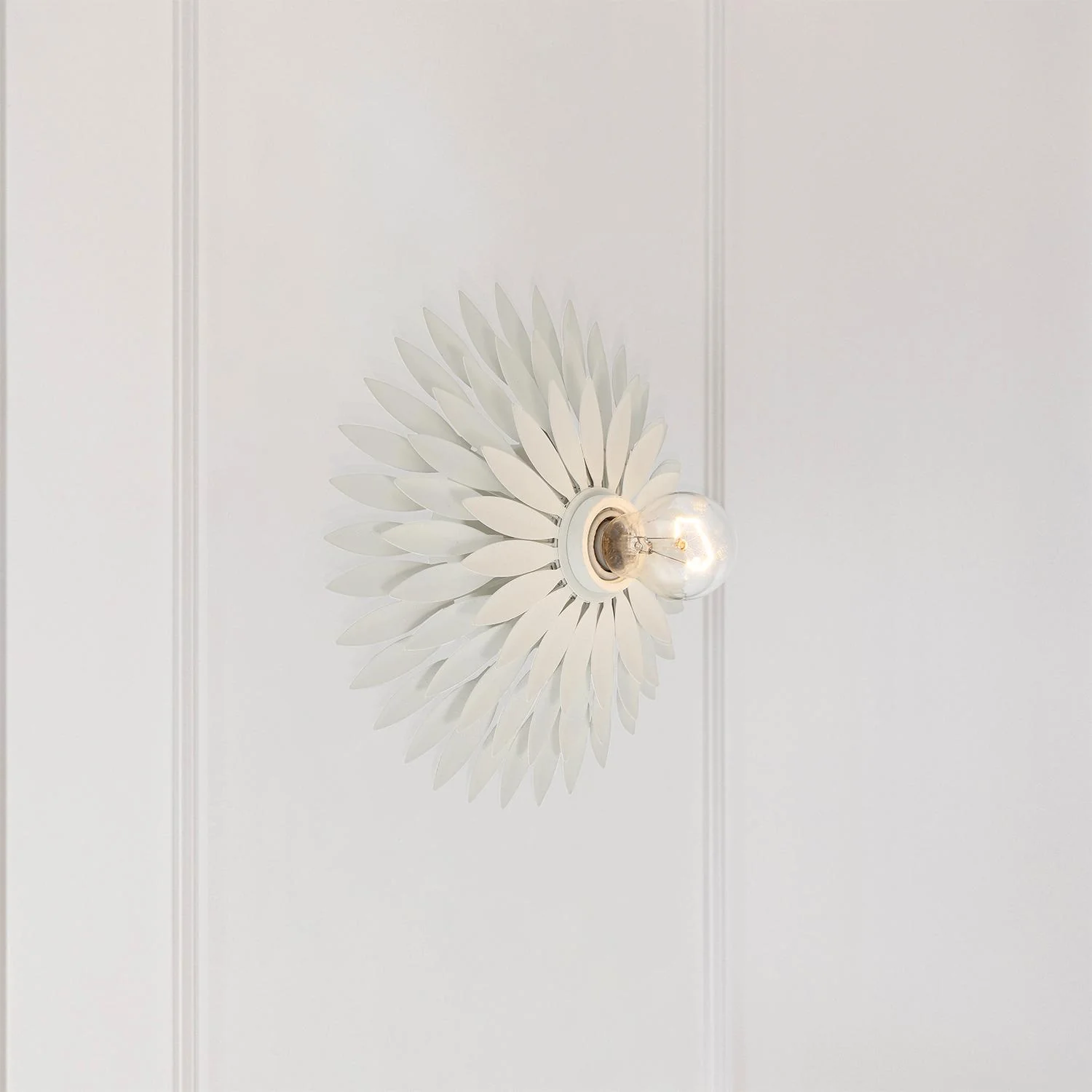 Crystorama Broche 11'' Matte White Sconce - Image 4