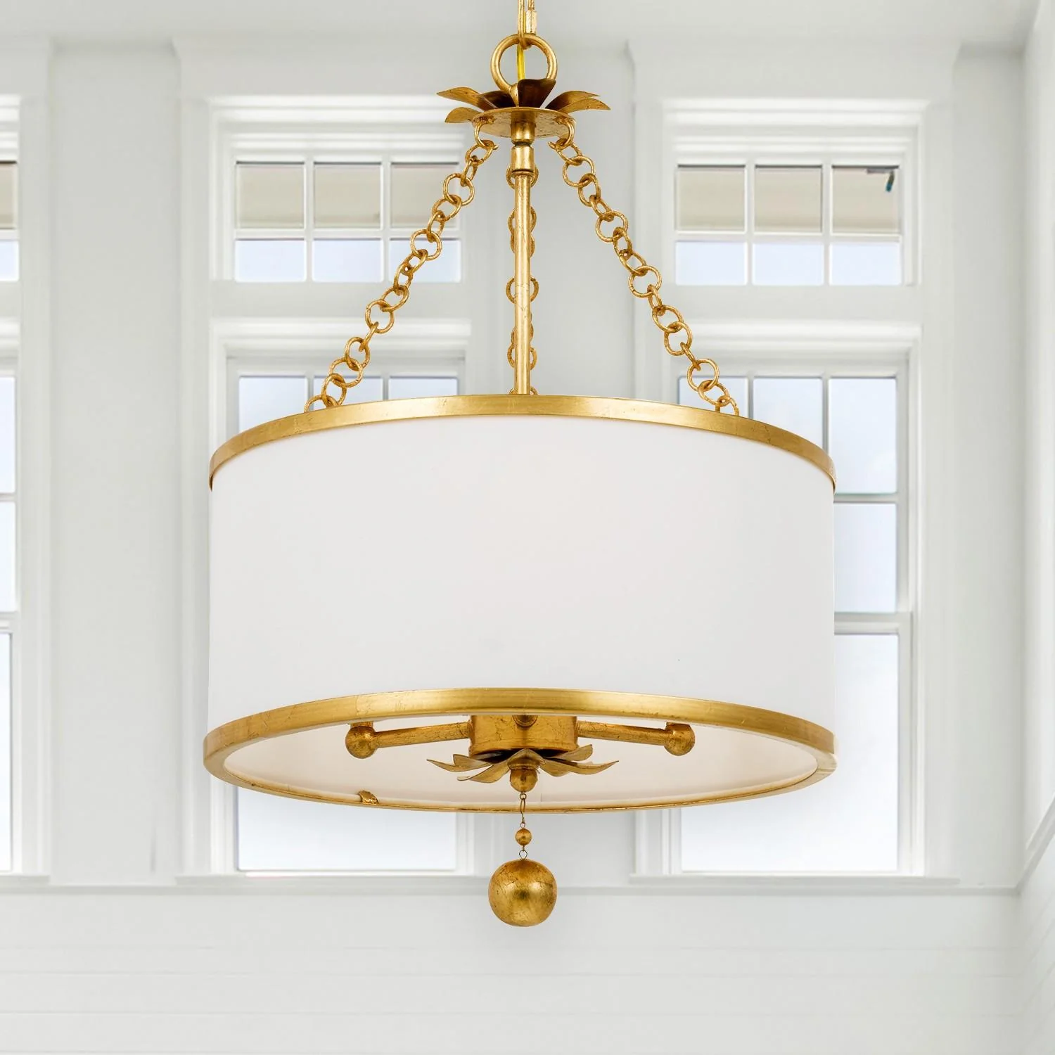 Crystorama Broche 14'' Antique Gold Chandelier - Image 6
