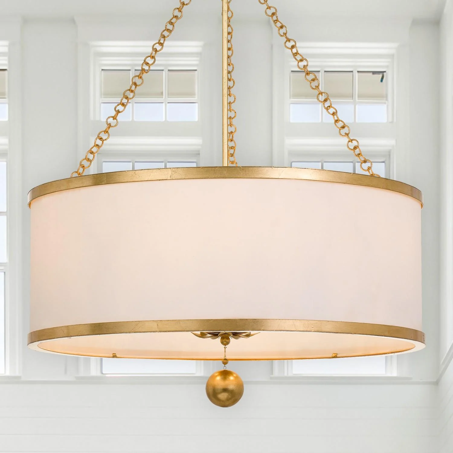 Crystorama Broche 24'' Antique Gold Chandelier - Image 6