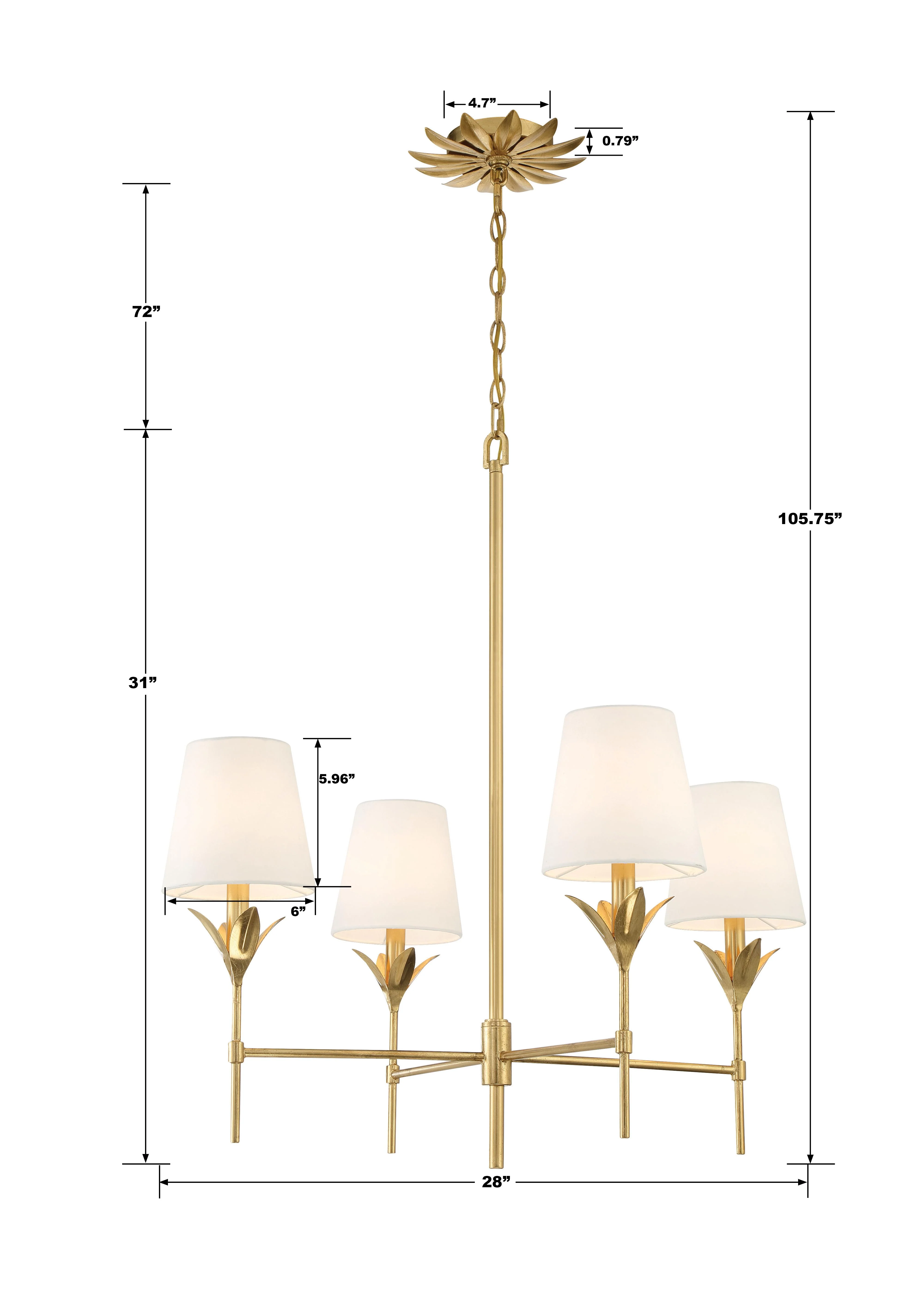 Crystorama Broche 28'' Antique Gold Chandelier - Image 5