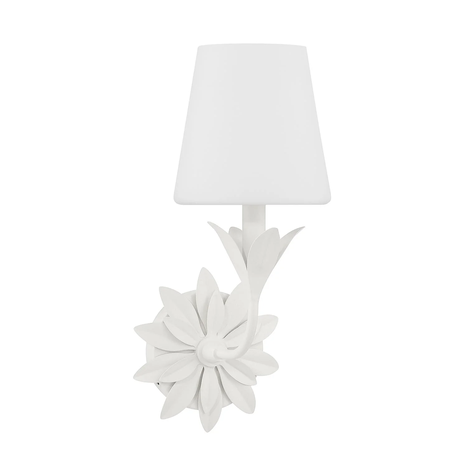 Crystorama Broche 6.5'' Matte White Sconce - Image 4